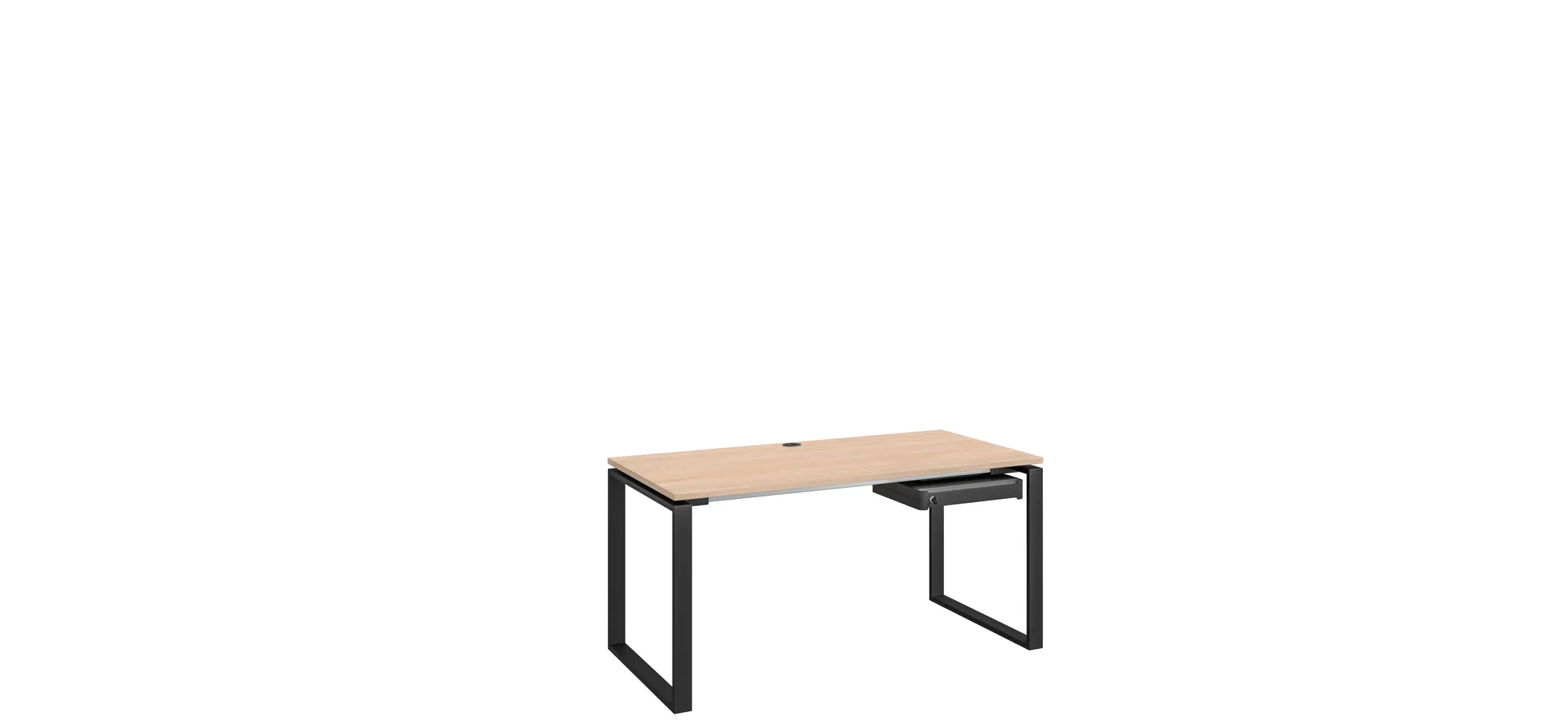 Schreibtisch - L. ca. 140 cm , Graphit