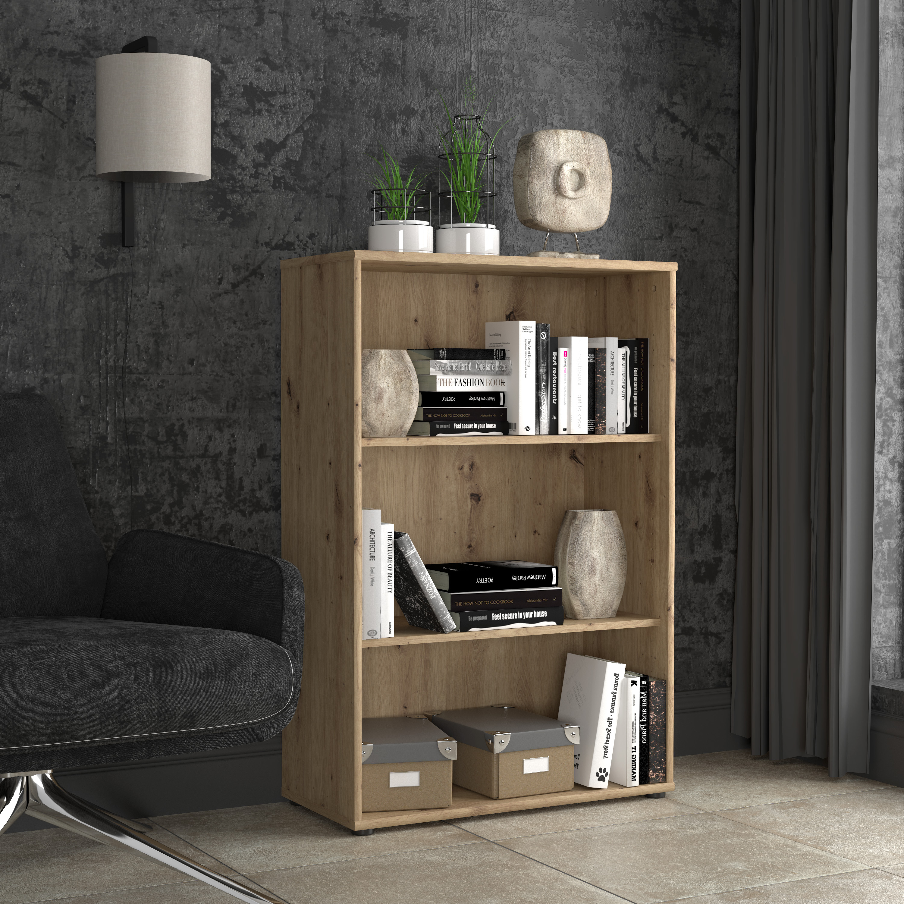 Regal, Artisan Eiche - Faik