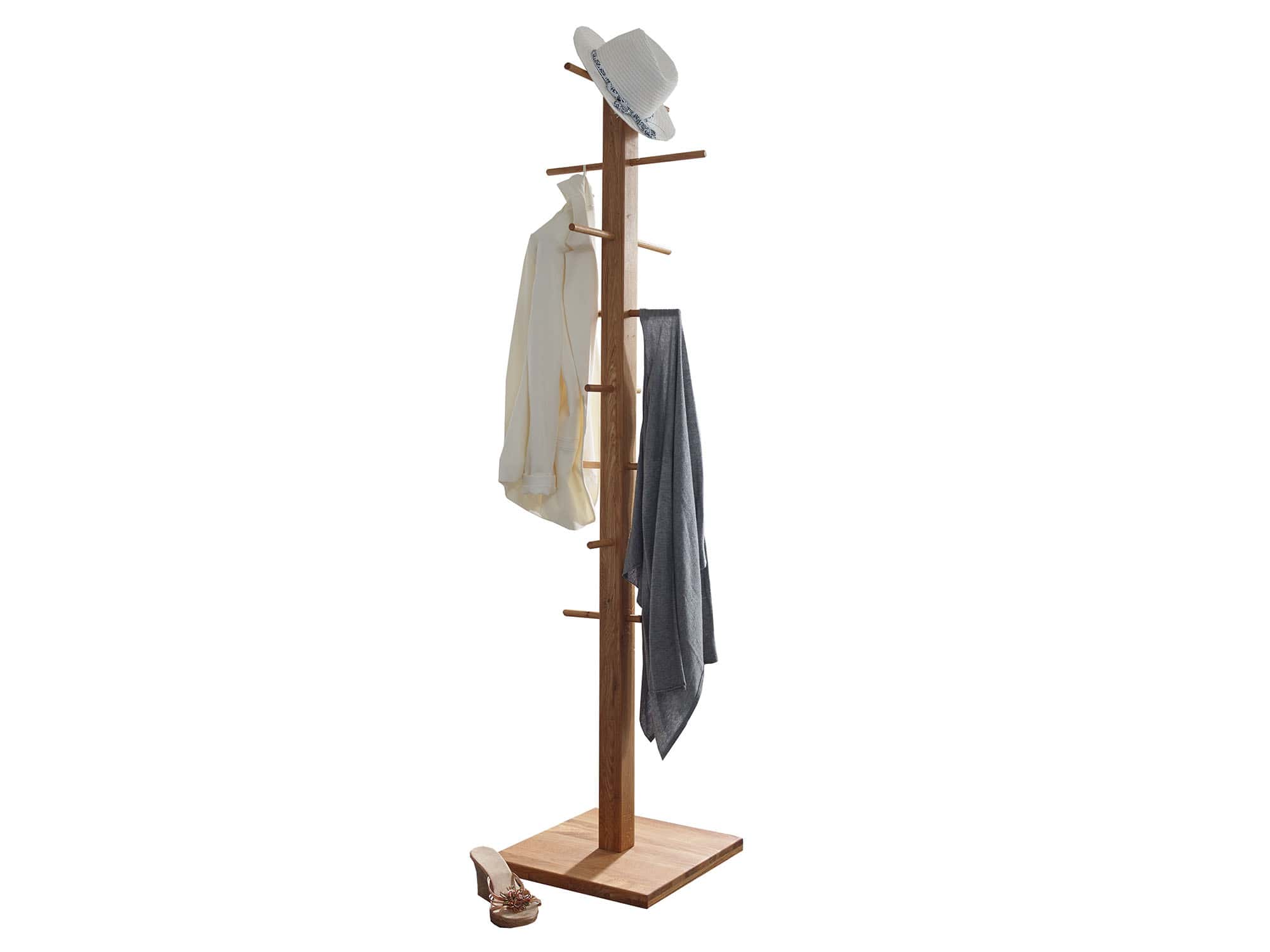 Kleiderständer, Wildeiche massiv geölt - MYKON 288