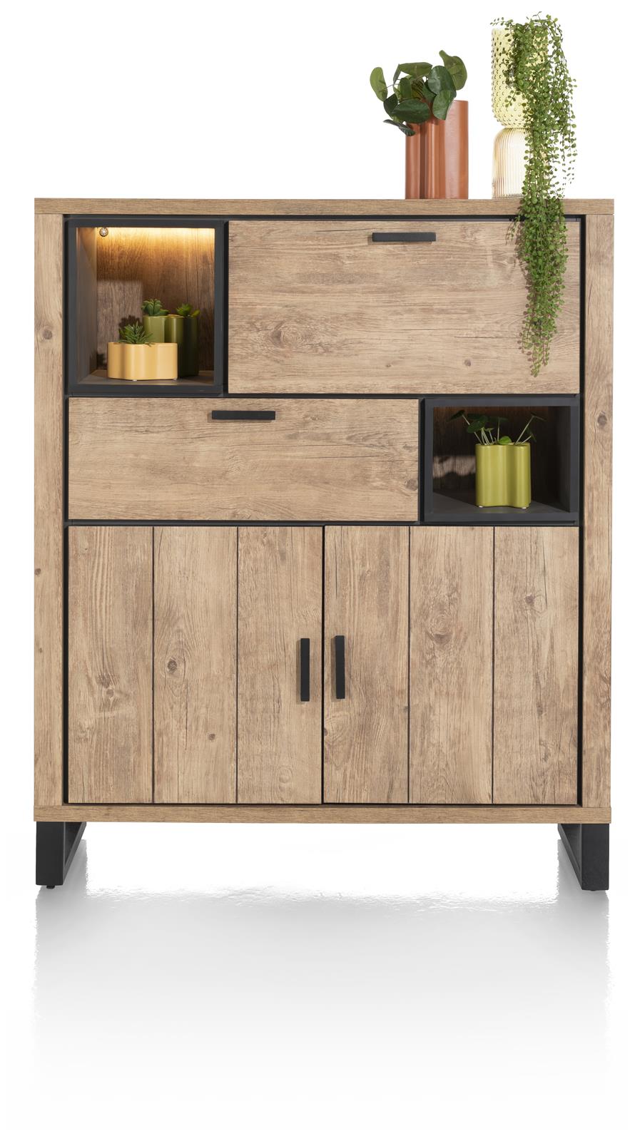Highboard, Barnwood HPL - Pavarotti