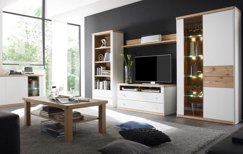 Couchtisch, Asteiche, mit Ablage - MyStyle 1024