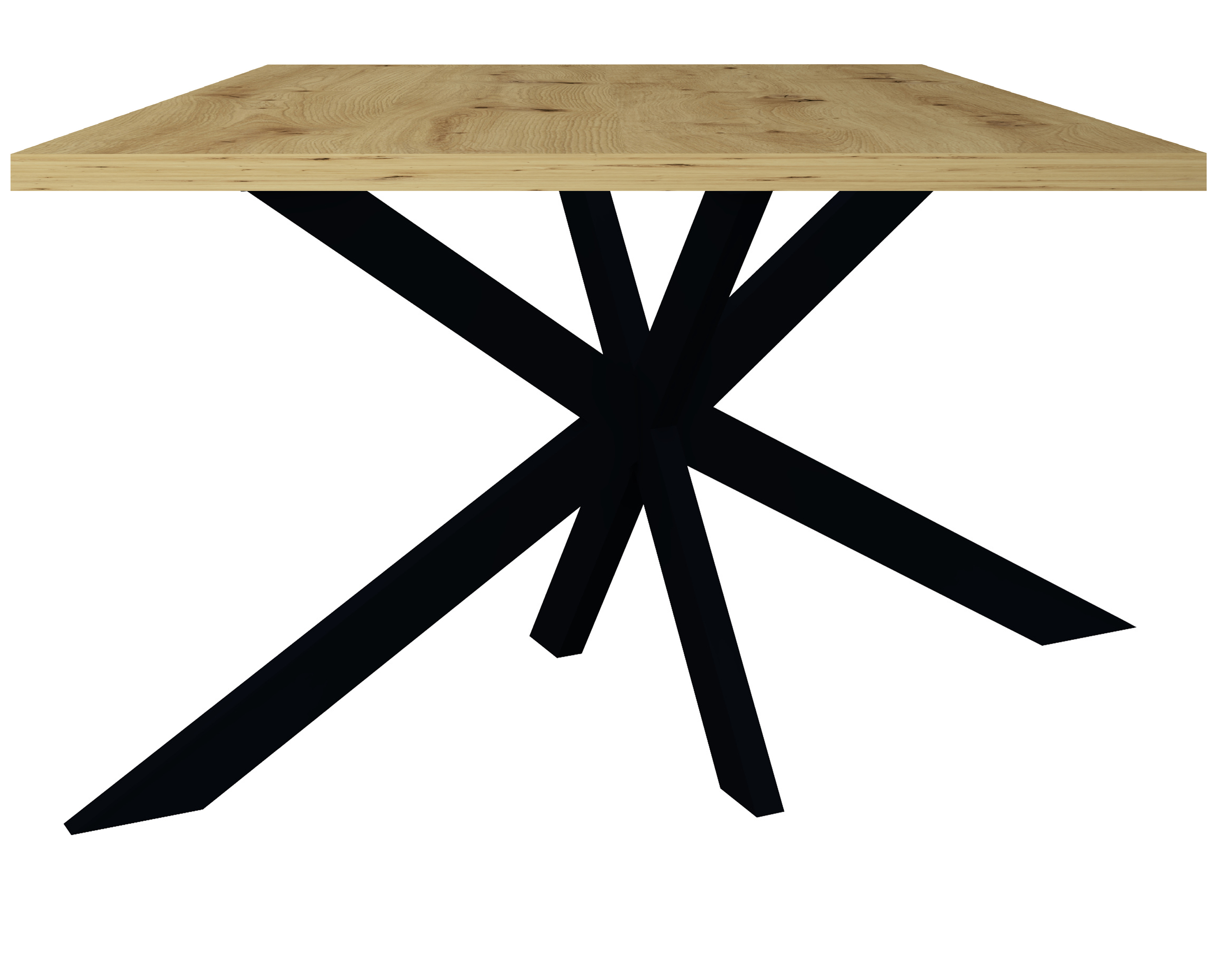 Esstisch, asteiche Dekor, gerade Kante - Multi-TS