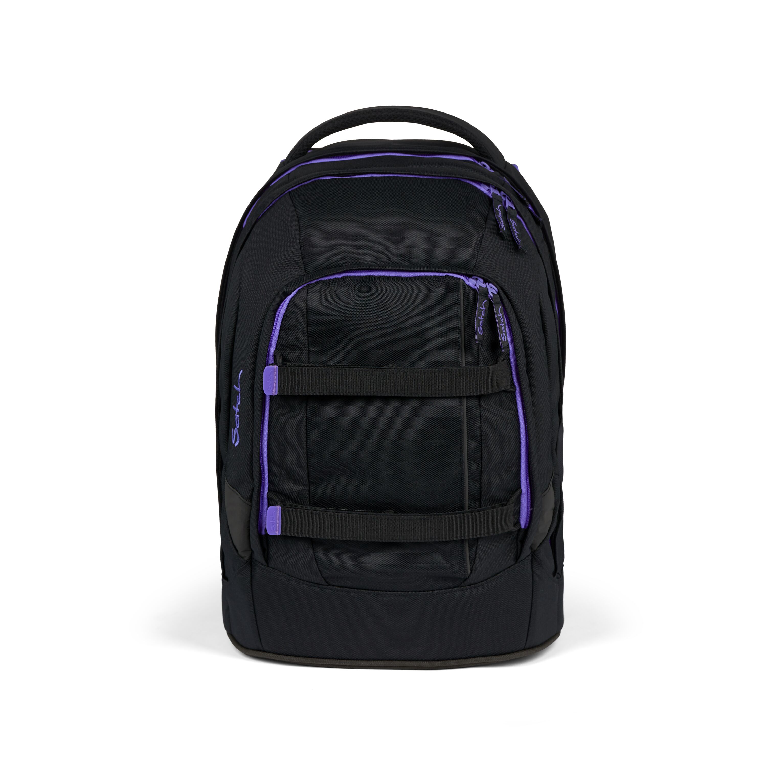 Schulrucksack Purple Phantom - schwarz