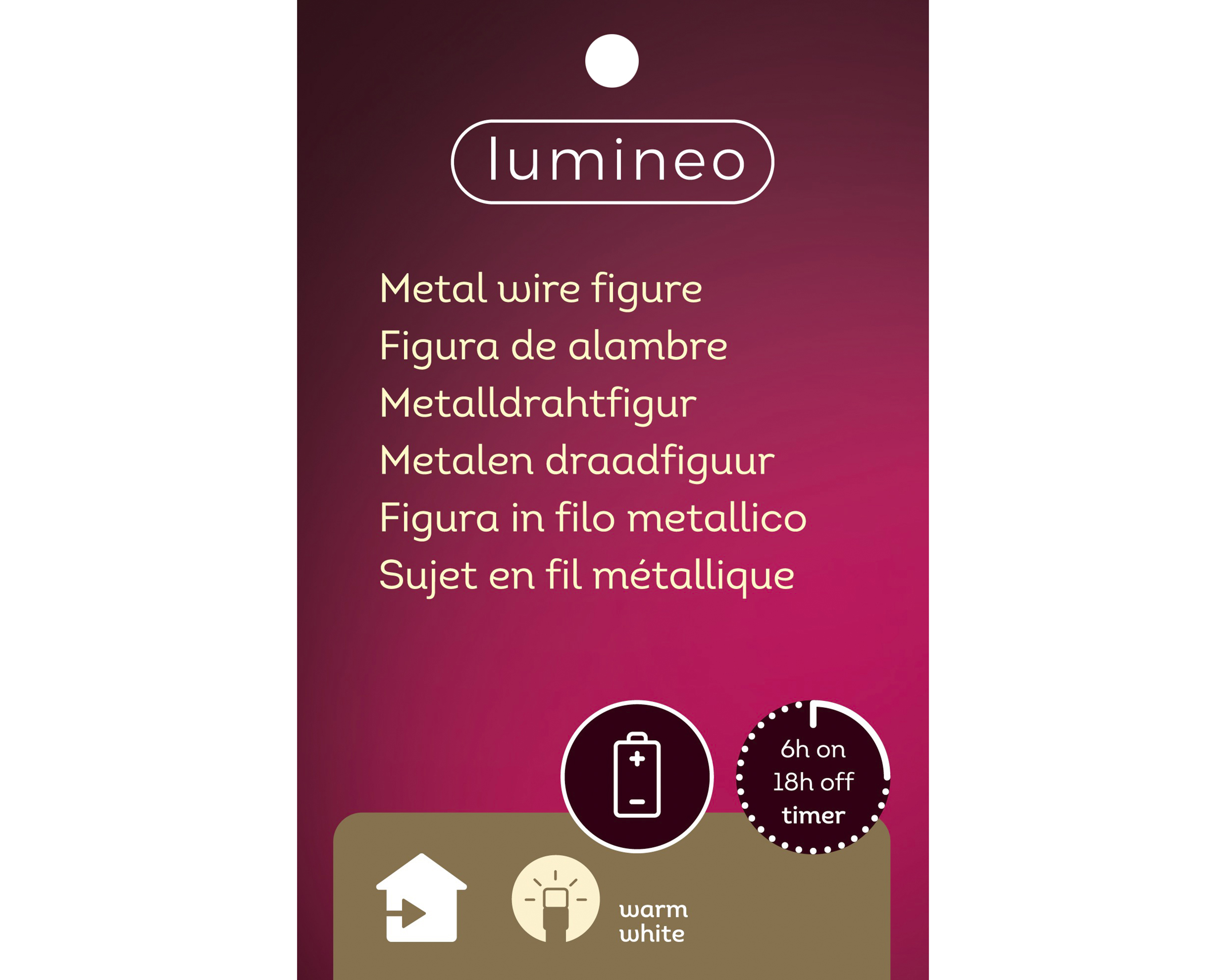 LED Flackerkerze - weiss/warmes weiss, Wachs, Ø7.5-H10cm-1L