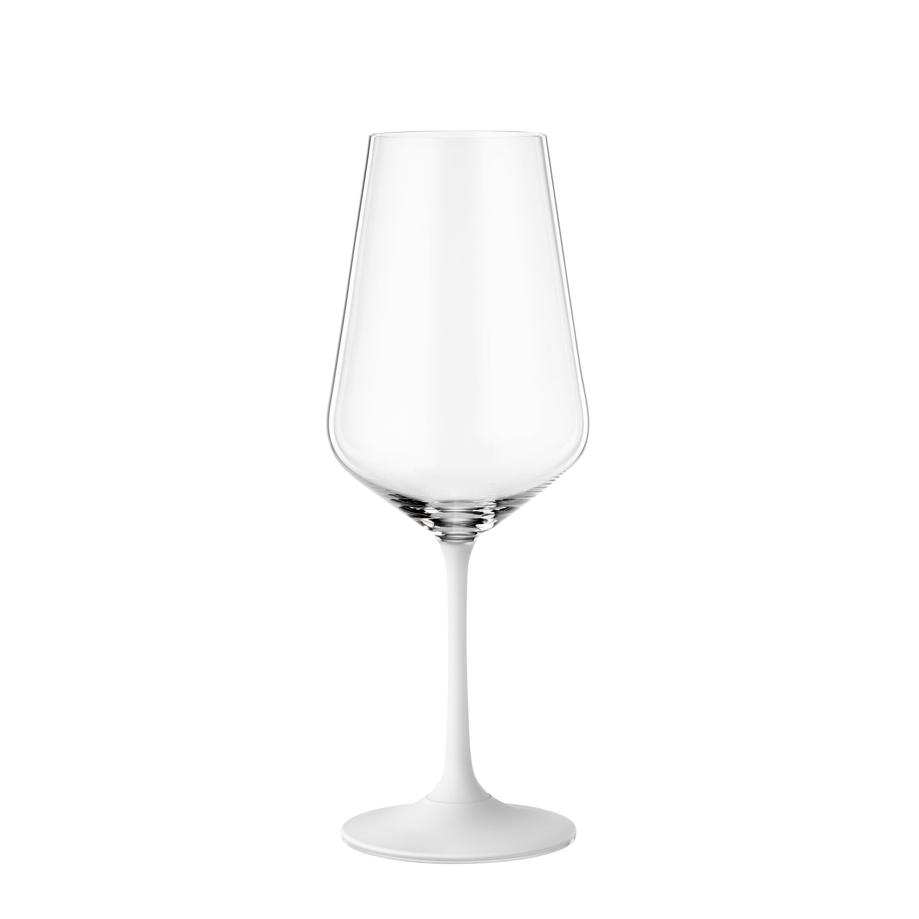 Weinkelch Sandra Bianco - kristallglas/weiß matt, 450ml