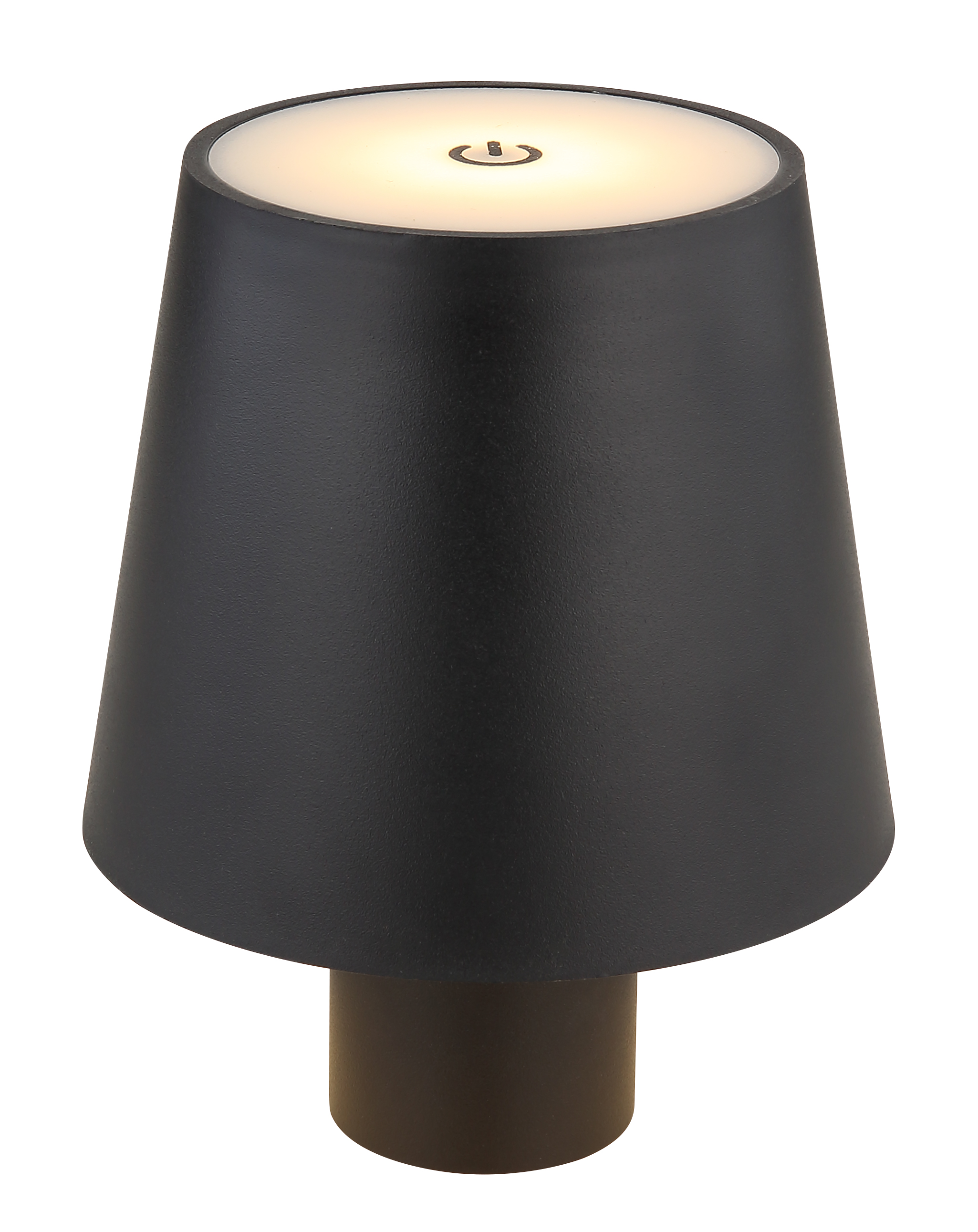 Flaschenaufsatzleuchte - schwarz