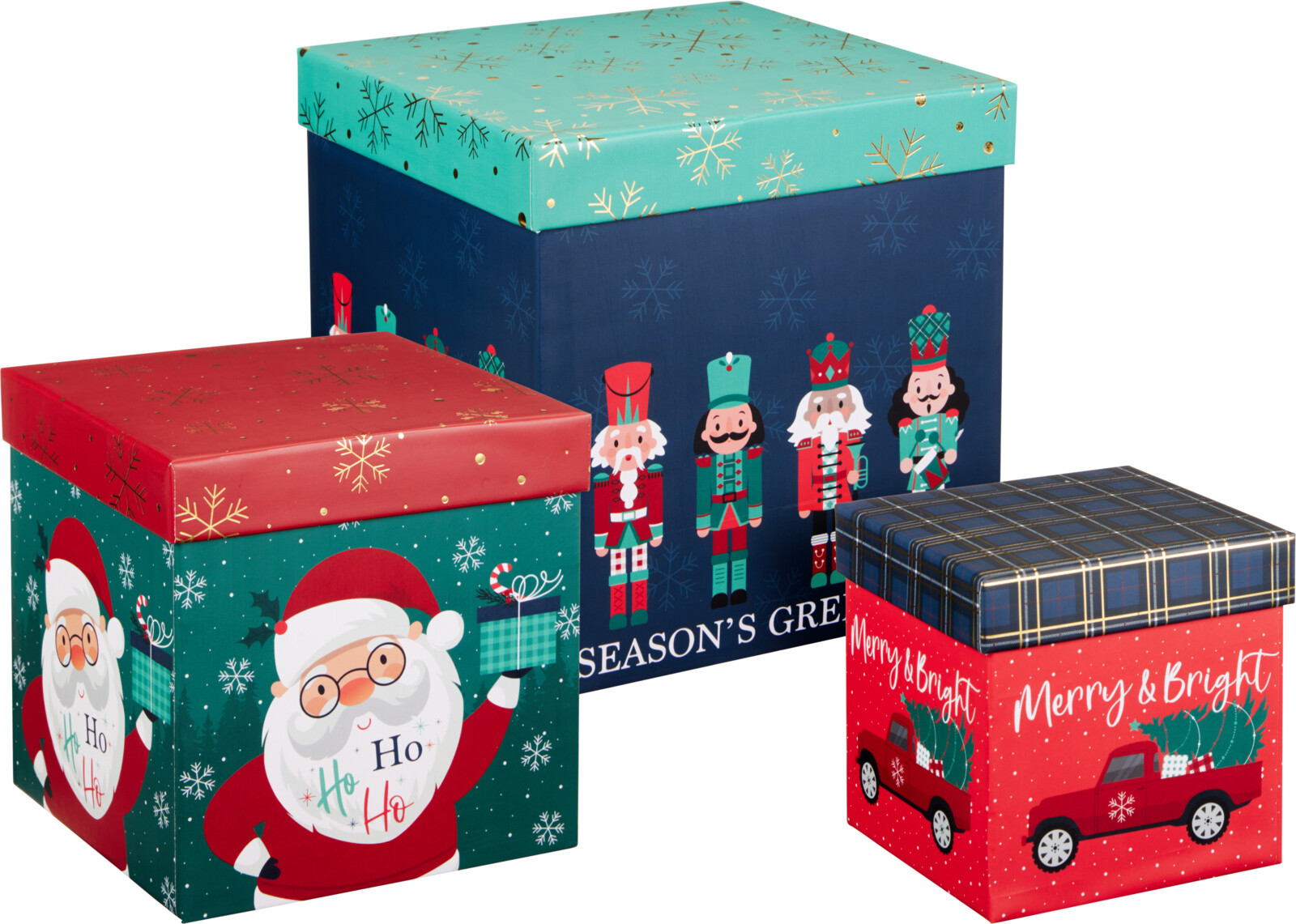 Geschenkbox Traditionell, ca. 10x10x10cm - 