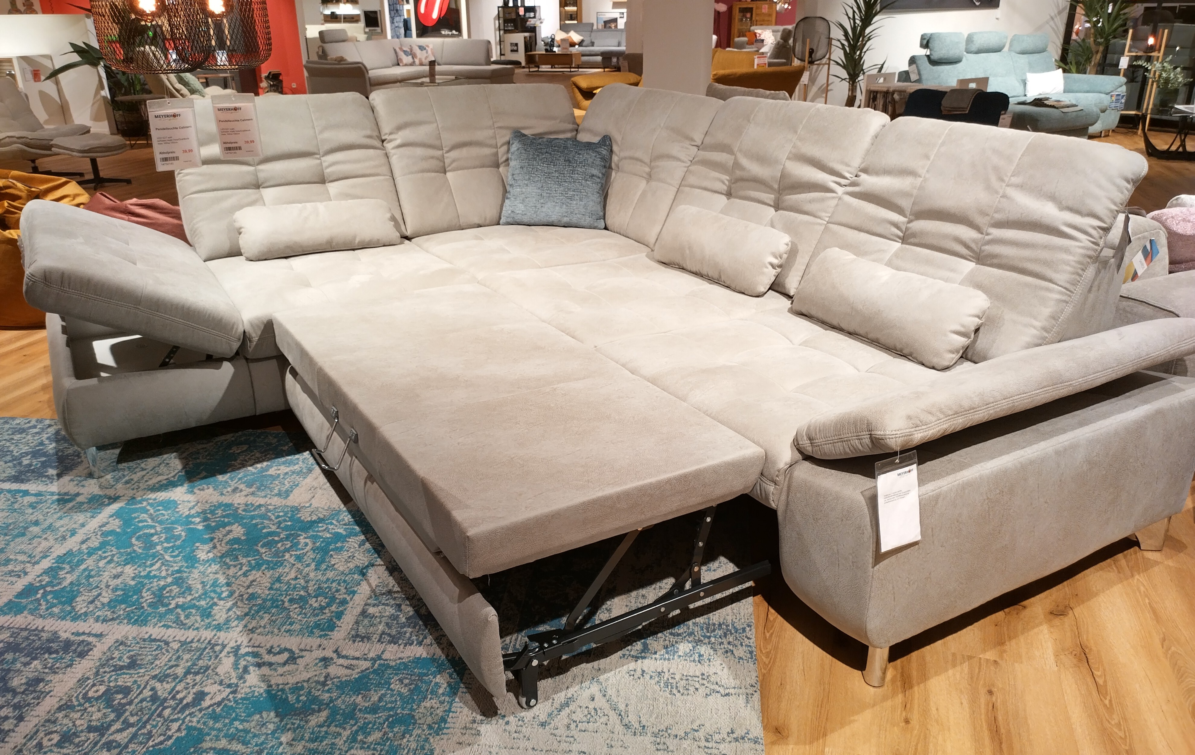 Polstergarnitur, Stoff Saddle alu - KS 110922