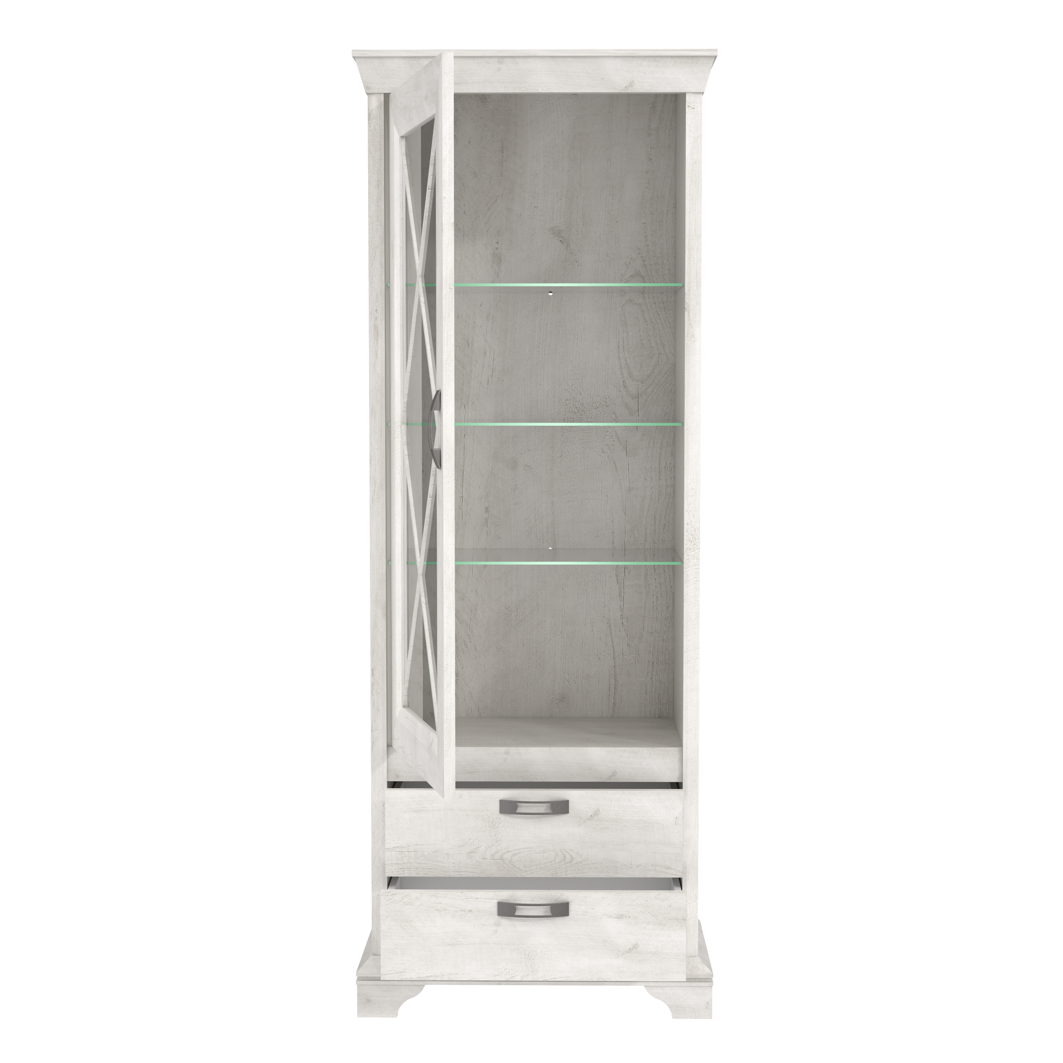 Vitrine, Pinia weiß - FIRENZ