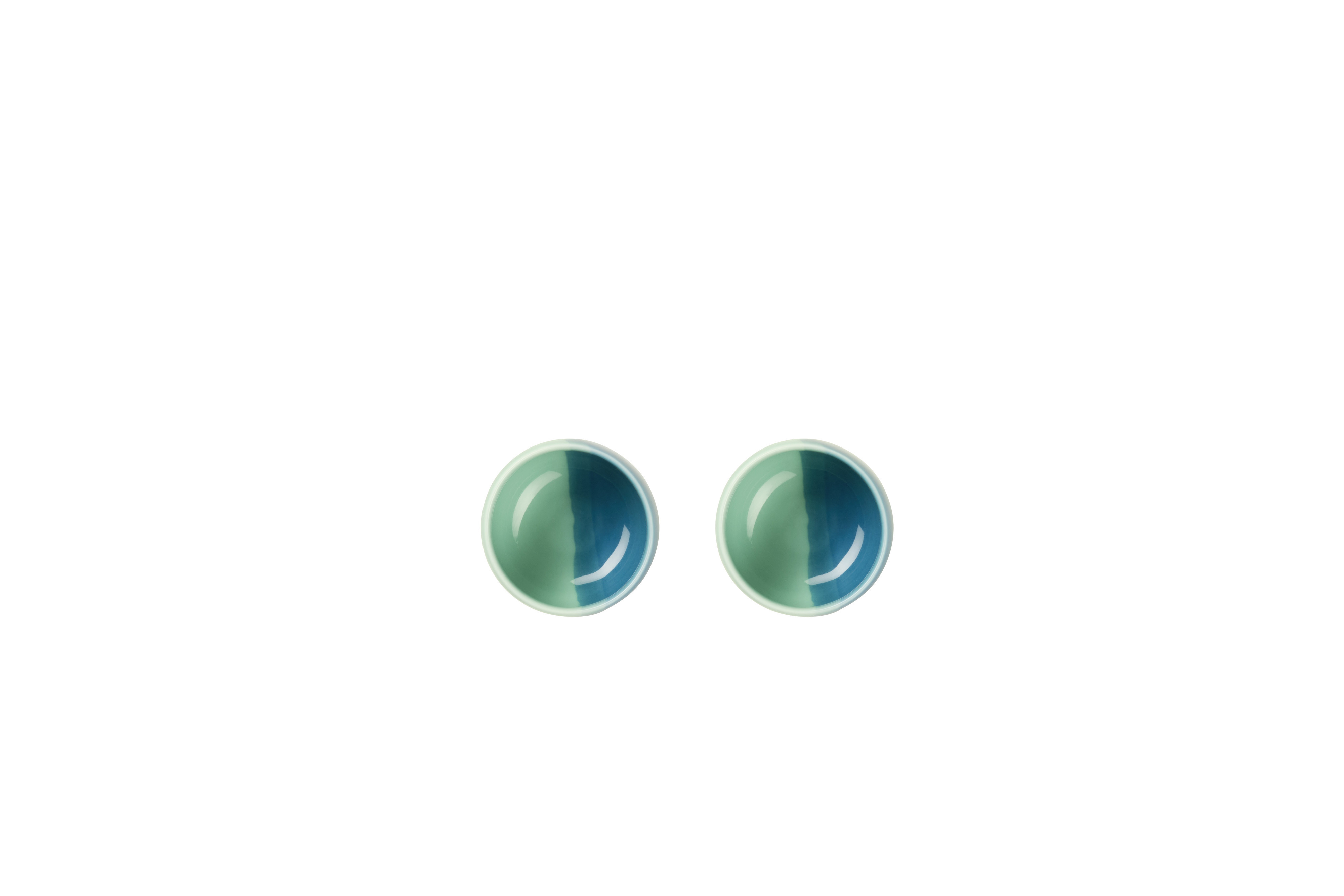 2er Set Eierbecher joy,  blueberry smoothie - Ø4,7 cm, Höhe 3 cm