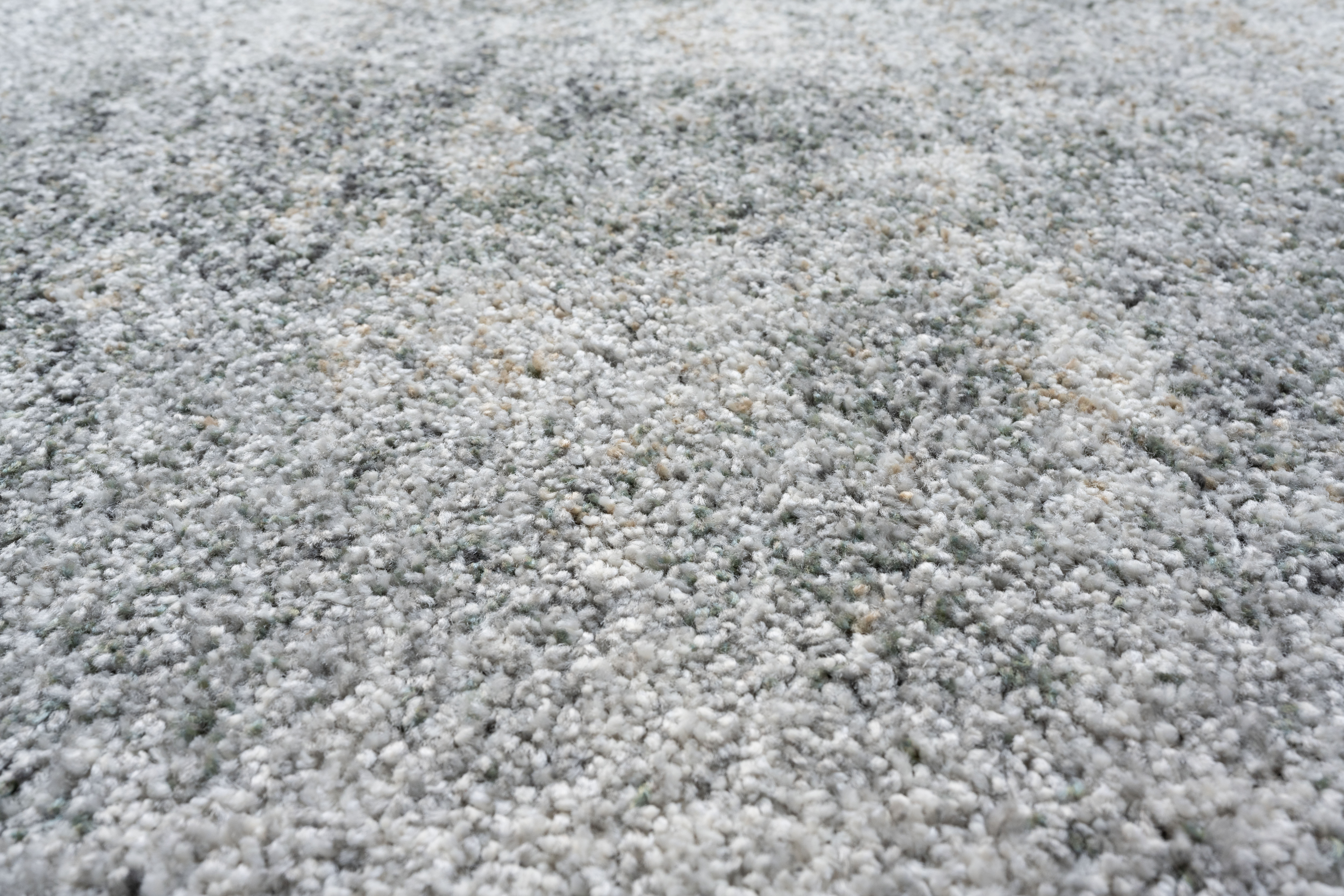 Webteppich, weiß-grün-grau, 160x230 cm - Rehari