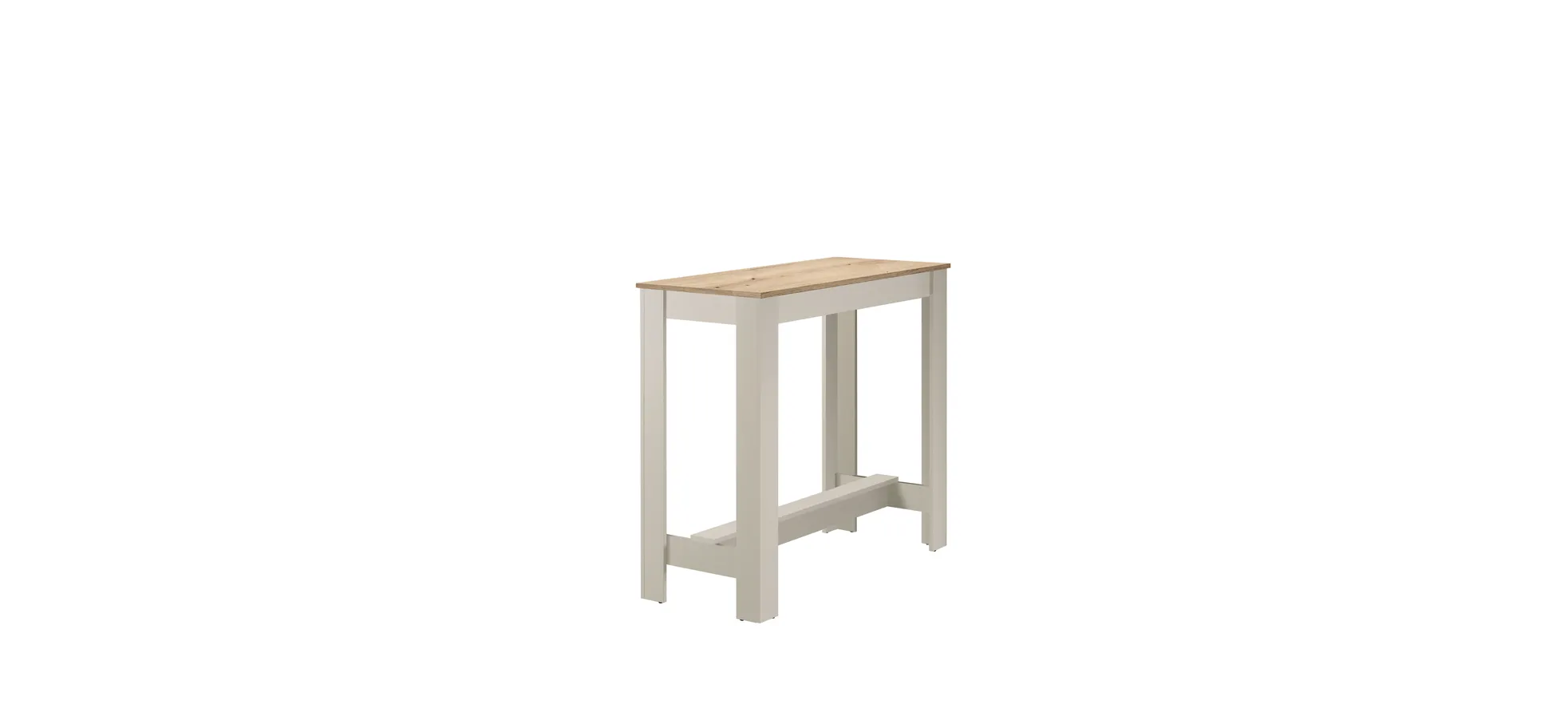 Bartisch - LB ca. 115x50 cm, Evoke Eiche Nachbildung, Kaschmir