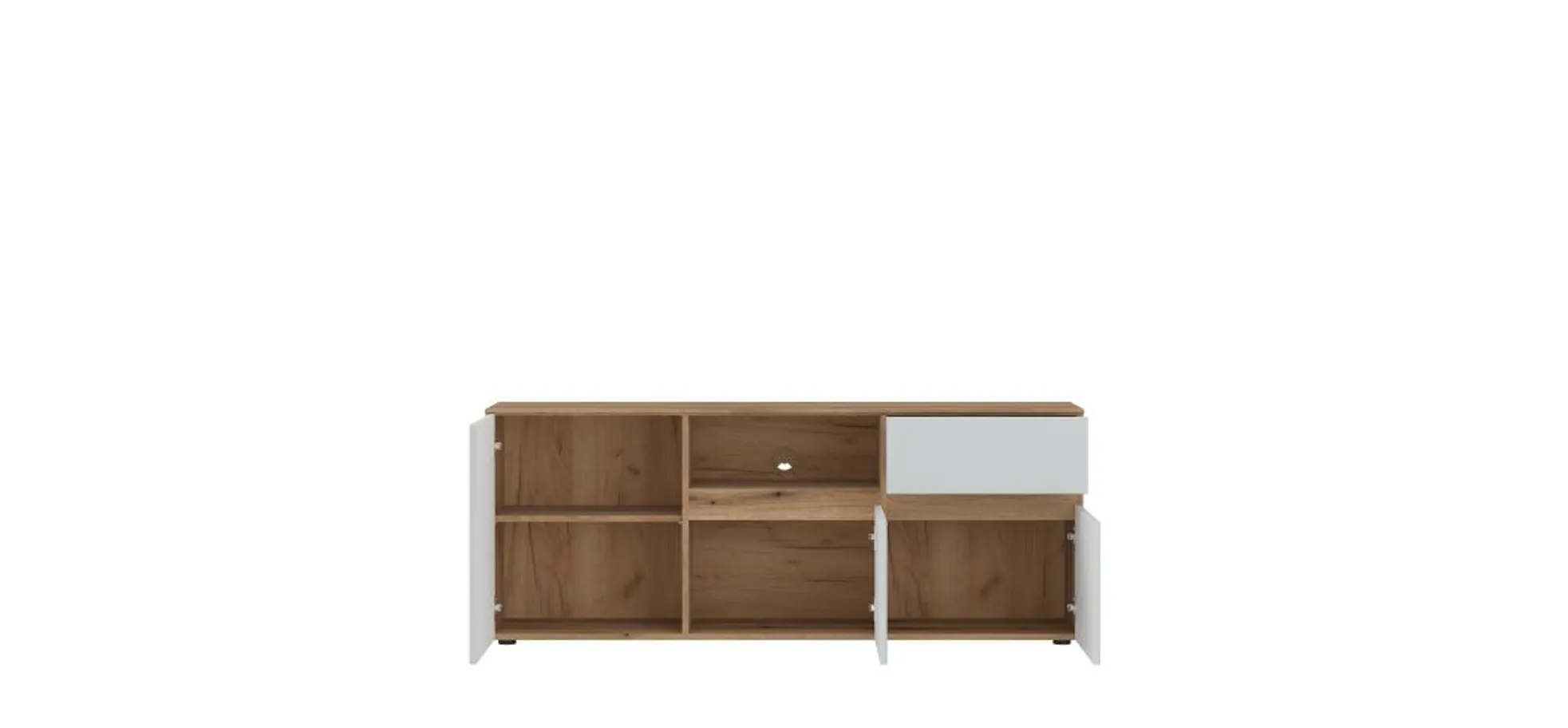 TV-Board- Eiche Dekor, Hellgrau TV-Board- Eiche Dekor, Hellgrau