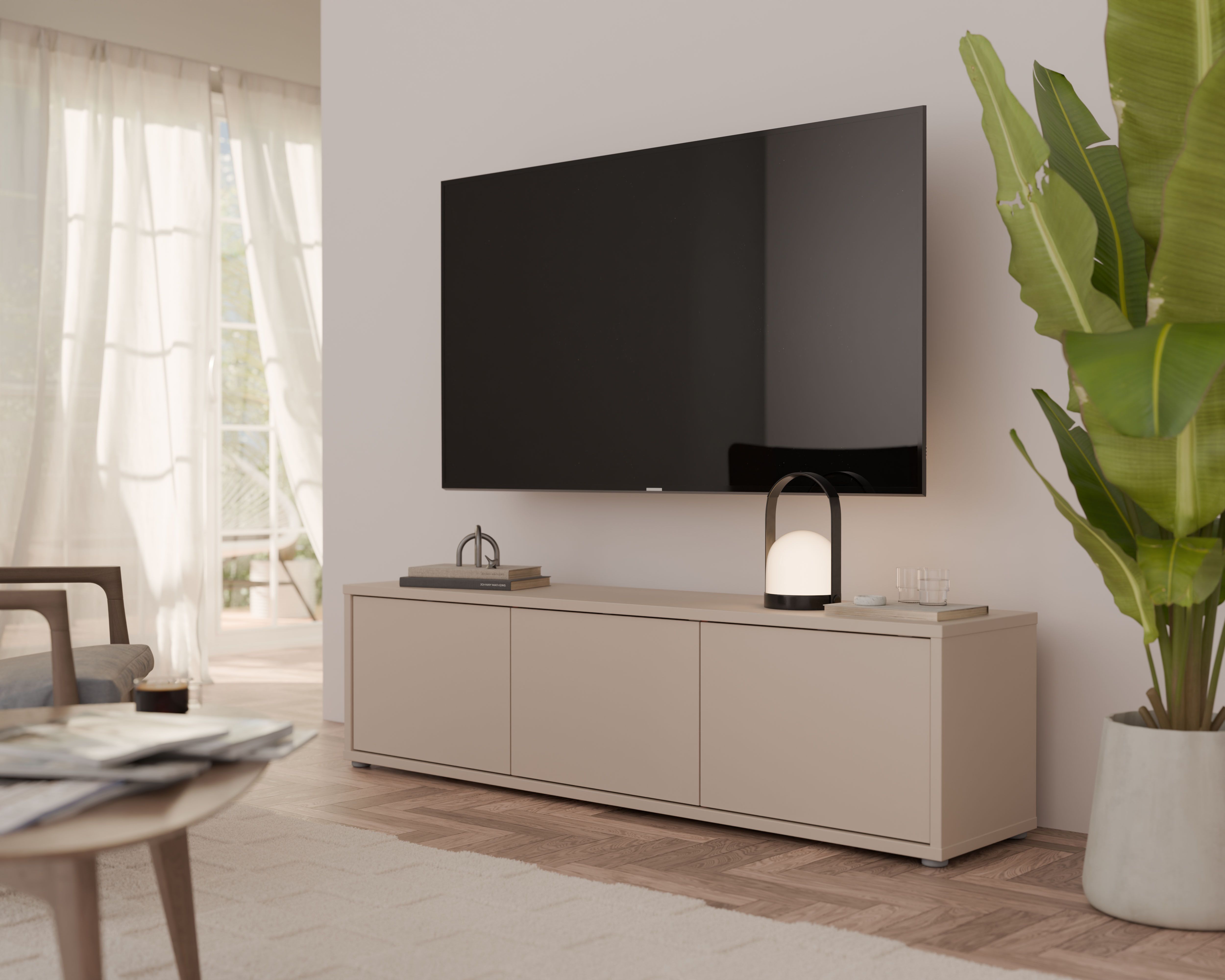 TV-Unterschrank, sand - Faid