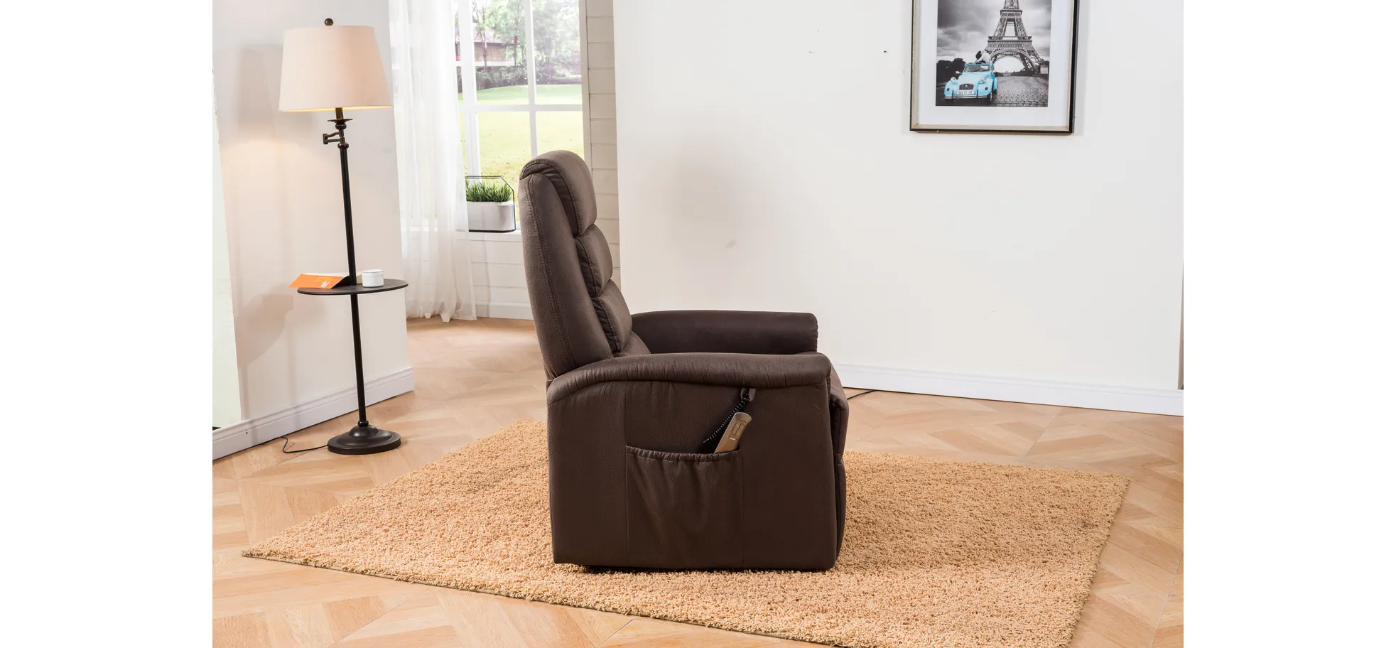 Fernsehsessel, braun - 100289 Fernsehsessel, braun - 100289