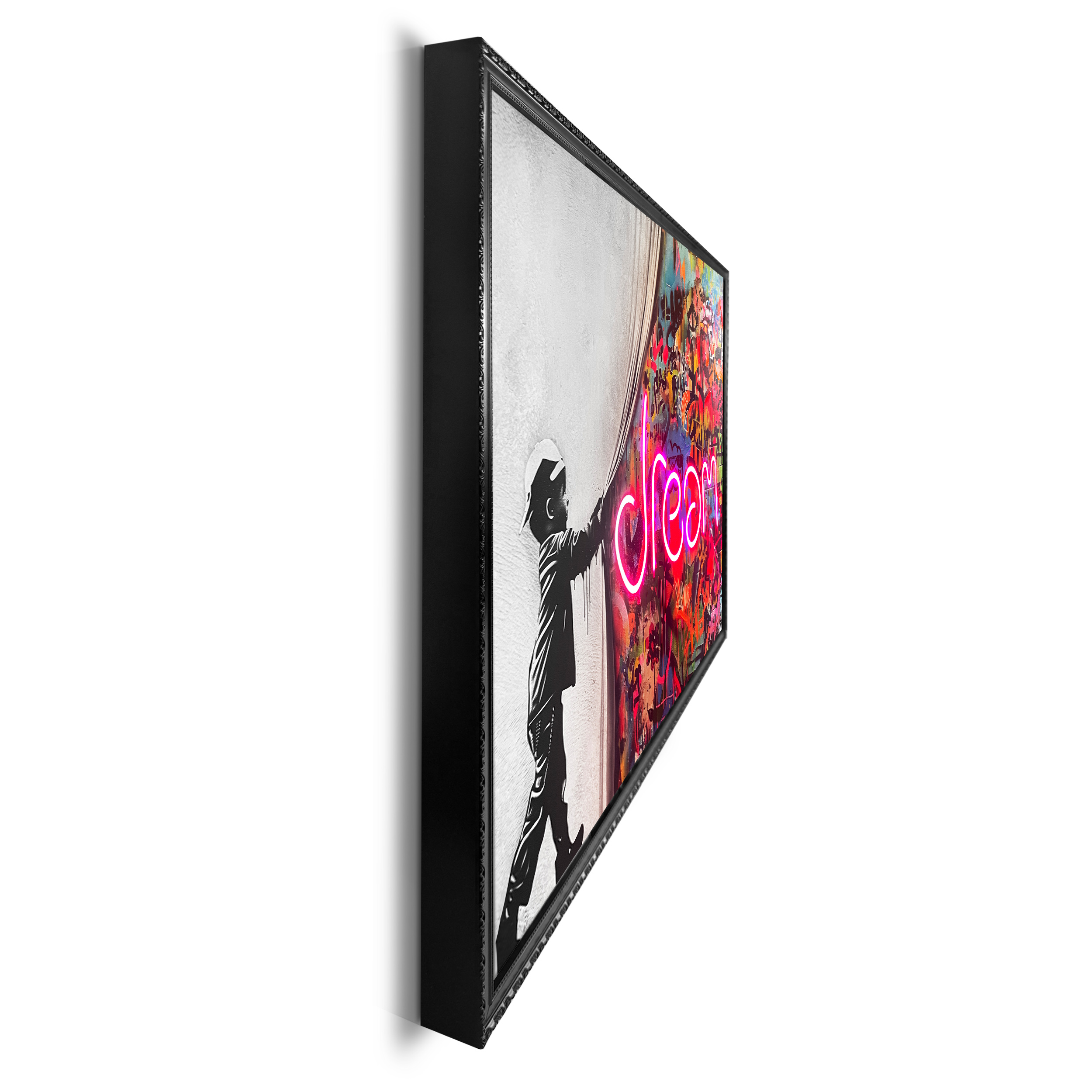 Neon LED Art Black - 70x100cm, dream