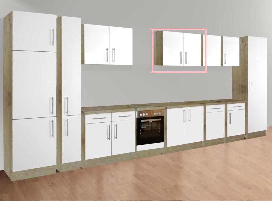 Küchen-Hängeschrank, 2-türig, 100 cm breit - Alina