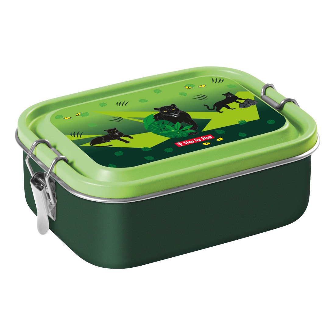 Edelstahl-Lunchbox "Black Cat" - 