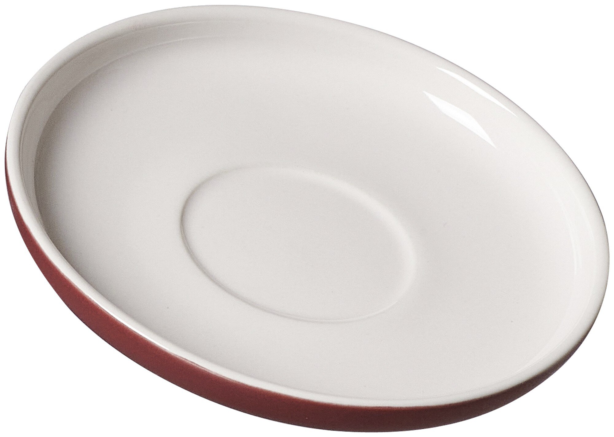 Espresso-Untertasse Jasper Beere 10,5 cm - Steinzeug, spülmaschinenfest, rund, rot
