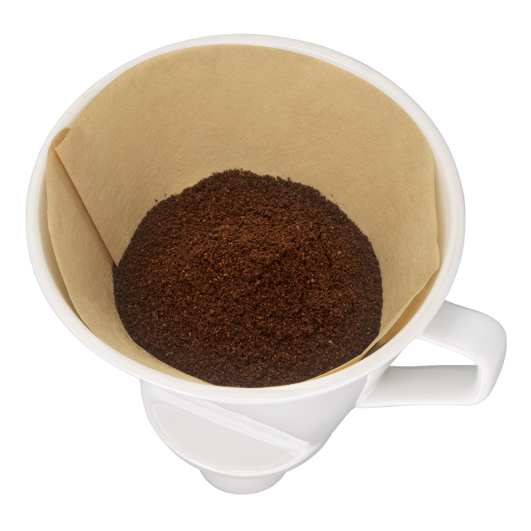Kaffeefilter,  Größe 4, Porzellan weiß - Aroma Plus