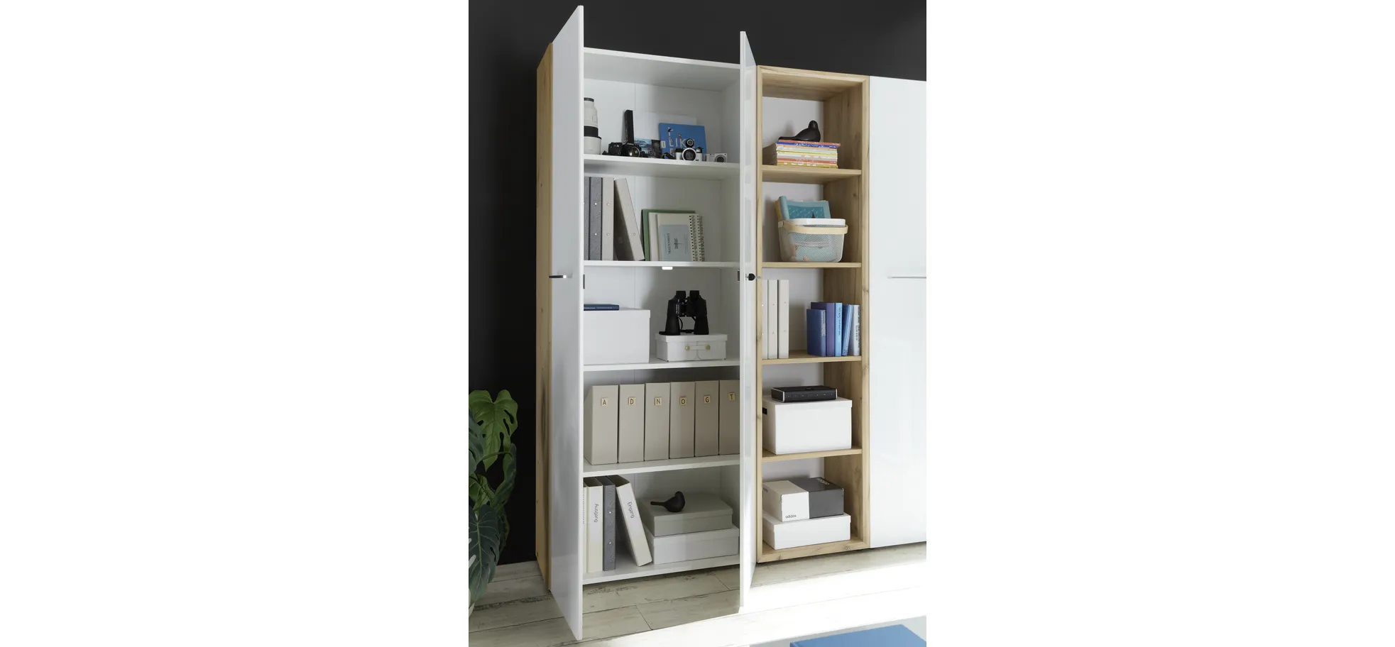 Aktenregal GWEN - B ca. 50 cm, Eiche Nachbildung Aktenregal GWEN - B ca. 50 cm, Eiche Nachbildung