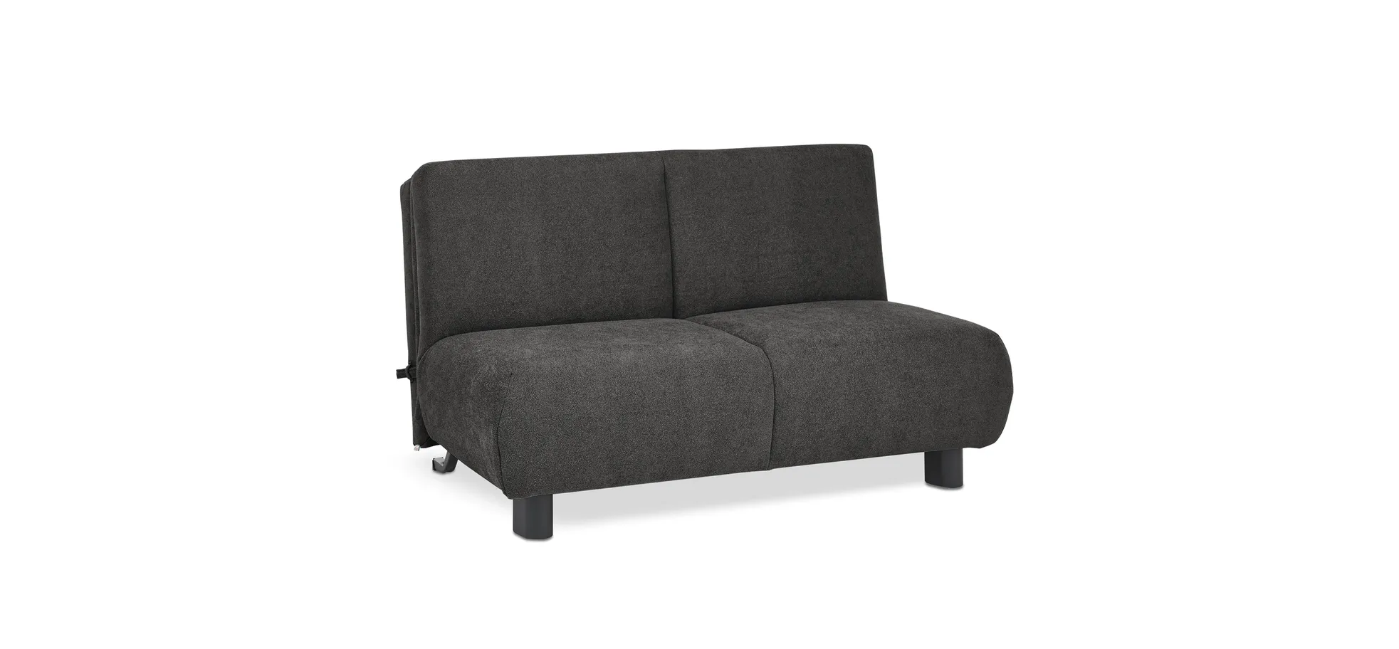 Faltsofa EBBY - 2-Sitzer ohne Armlehne, 140 cm inkl. Schlaffunktion, Stoff, Dunkelgrau Faltsofa EBBY - 2-Sitzer ohne Armlehne, 140 cm inkl. Schlaffunktion, Stoff, Dunkelgrau