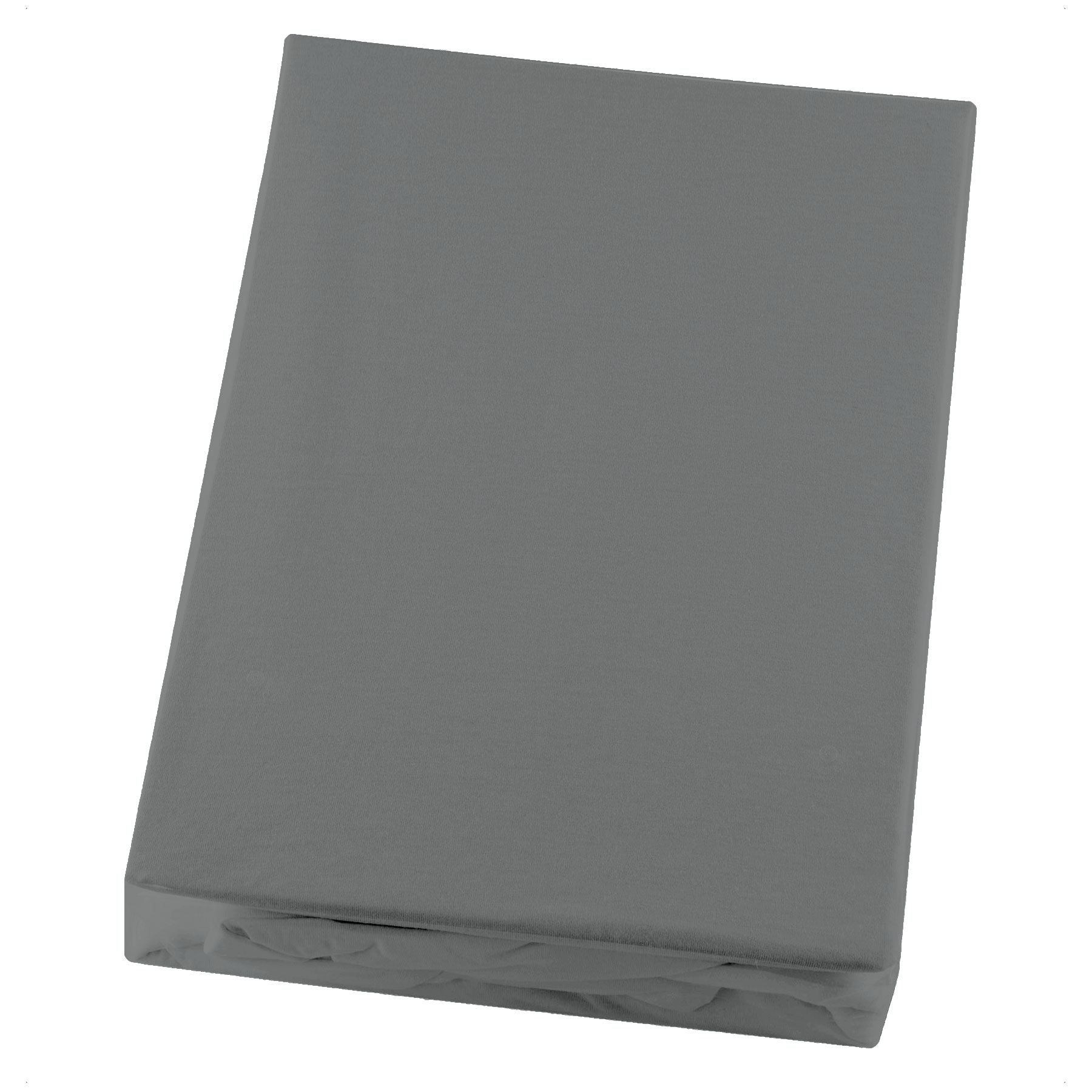 Spannbetttuch Casea Natürlich Madrid - 130x220cm, Anthrazit