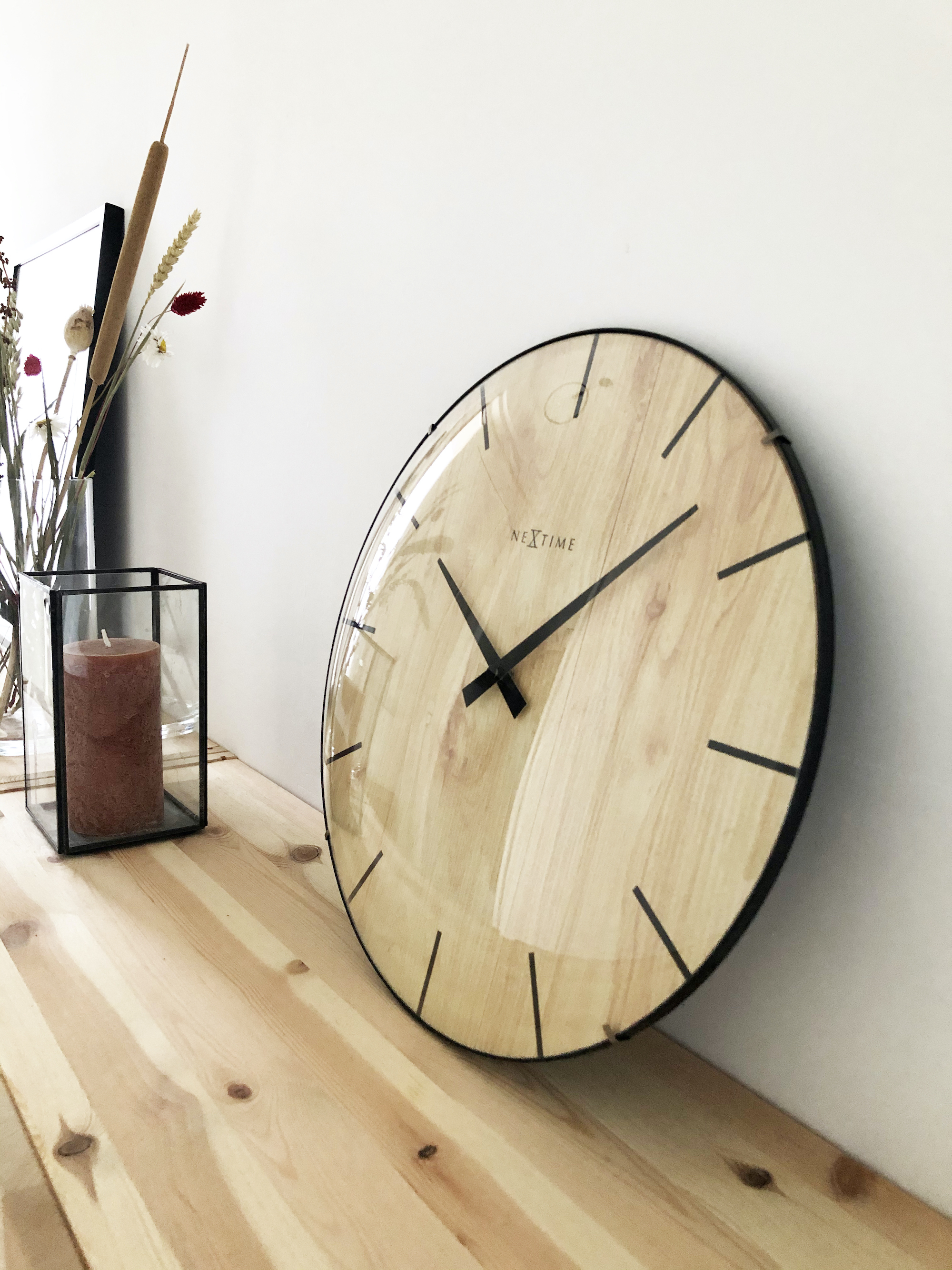 Wanduhr - Edge Wood Dome