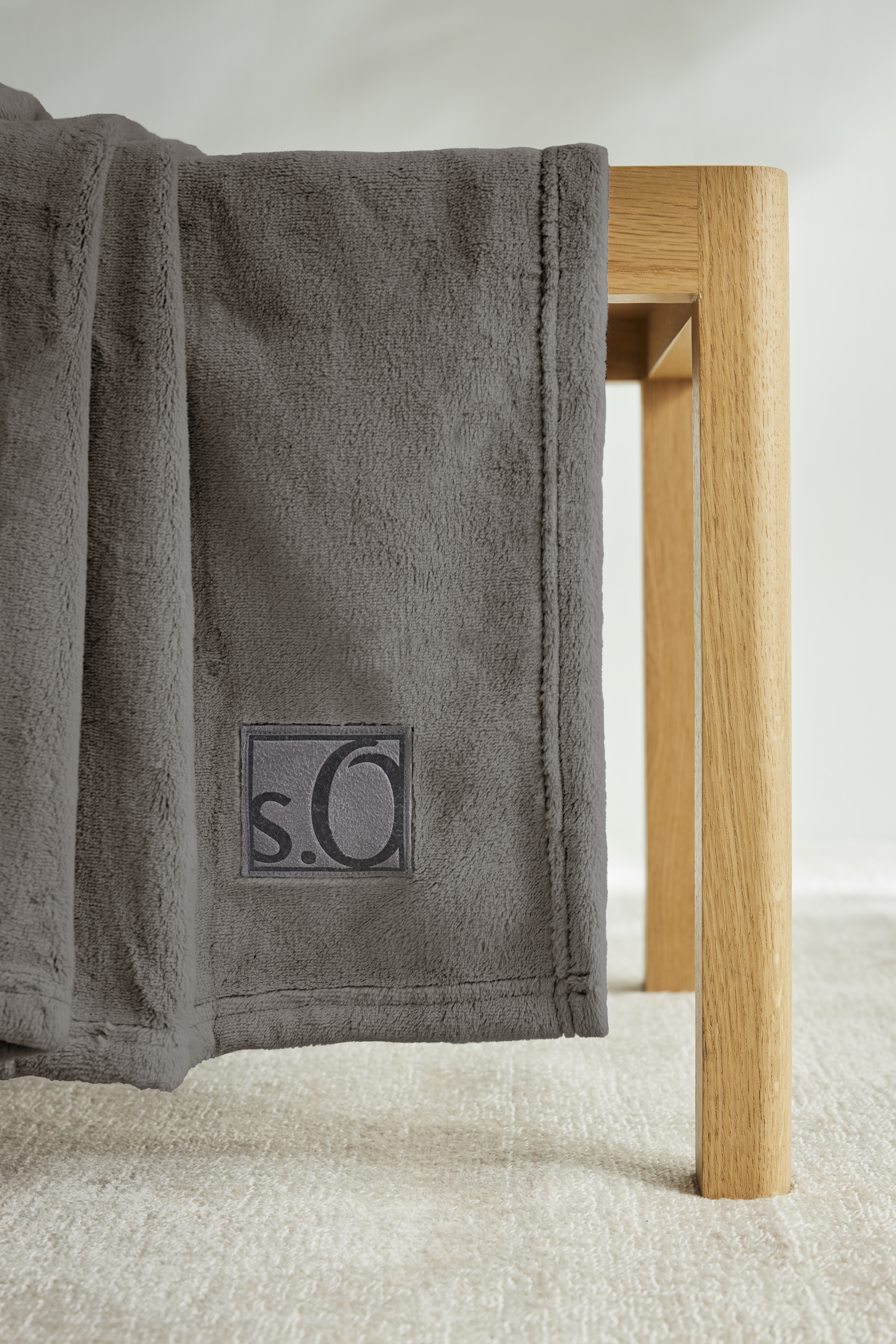 Kuschelsoftdecke S.Oliver - 150x200 cm, dunkeltaupe