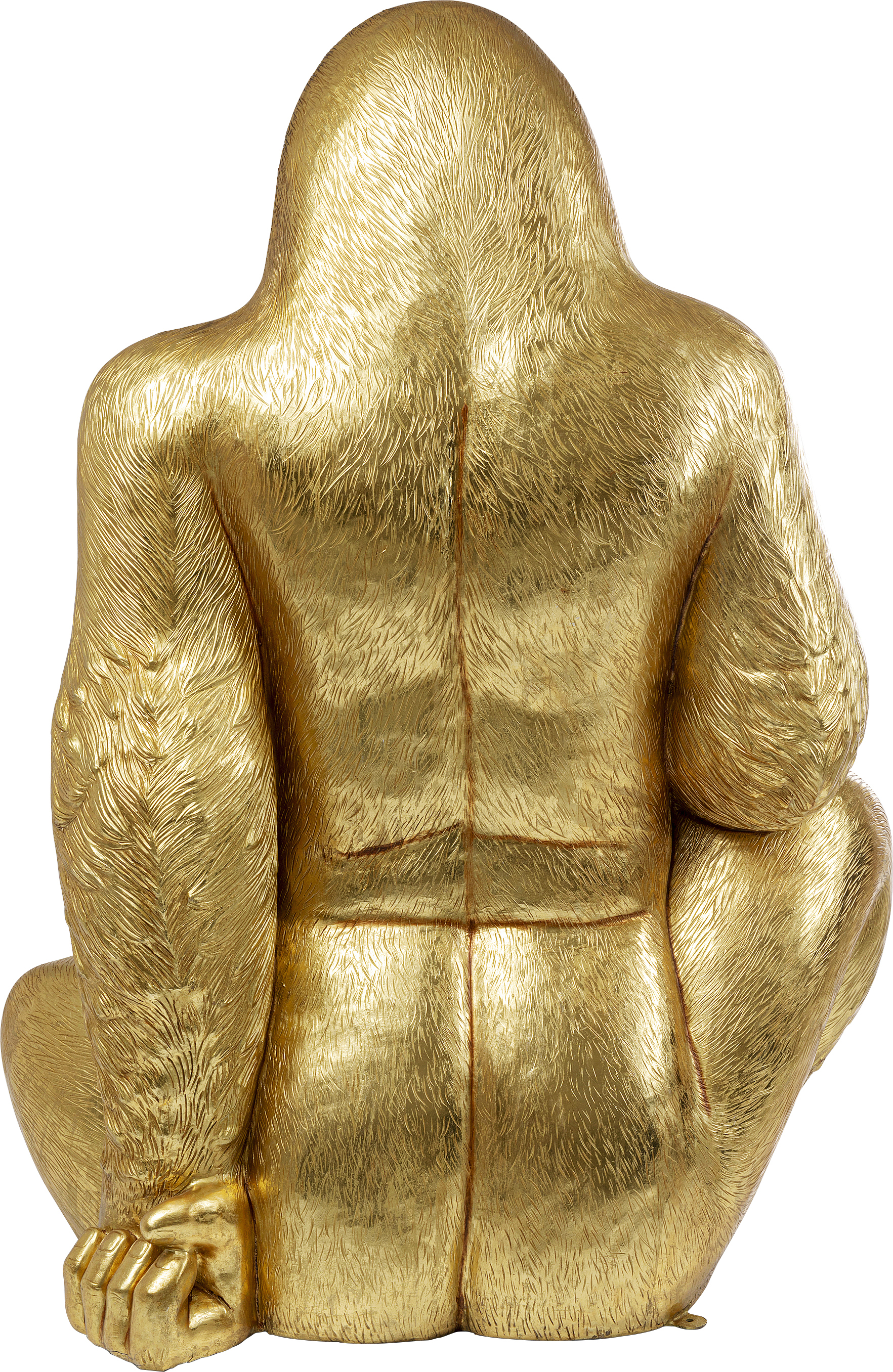 Deko Figur Gorilla XL, gold - Accessoires