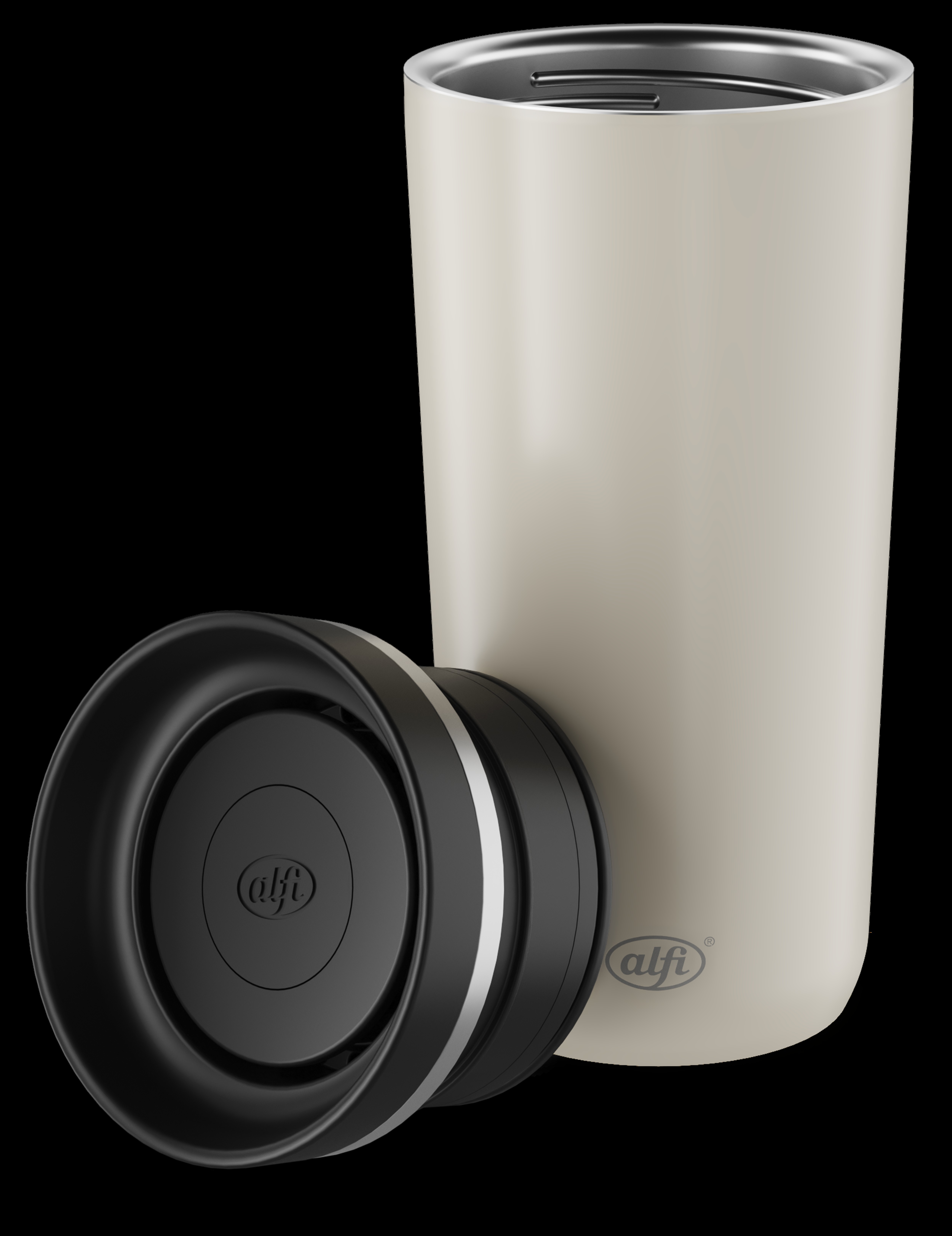 Isolier-Trinkbecher linen beige 0,38l - ISO COFFEE MUG PRO