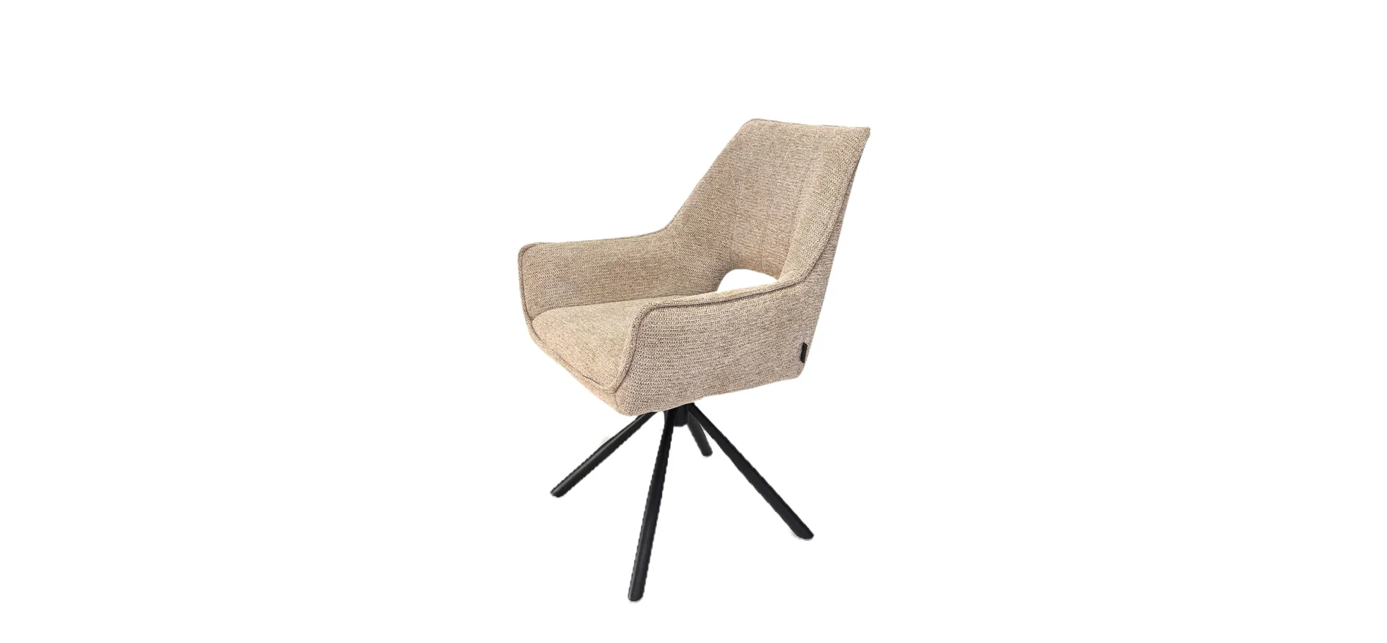 Armlehnstuhl, braun - Maresa