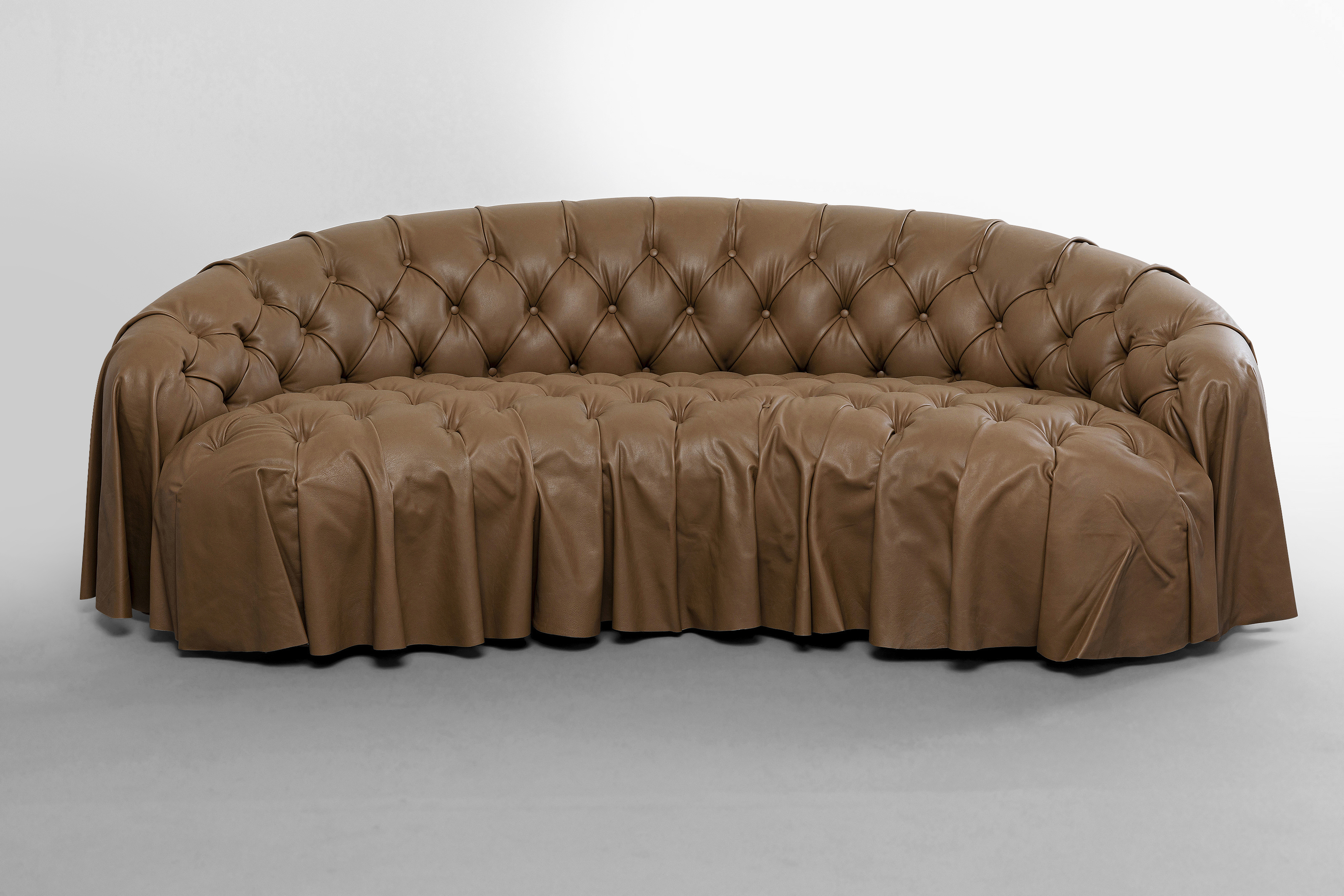 Sofa Drapes, Rindleder - Möbel