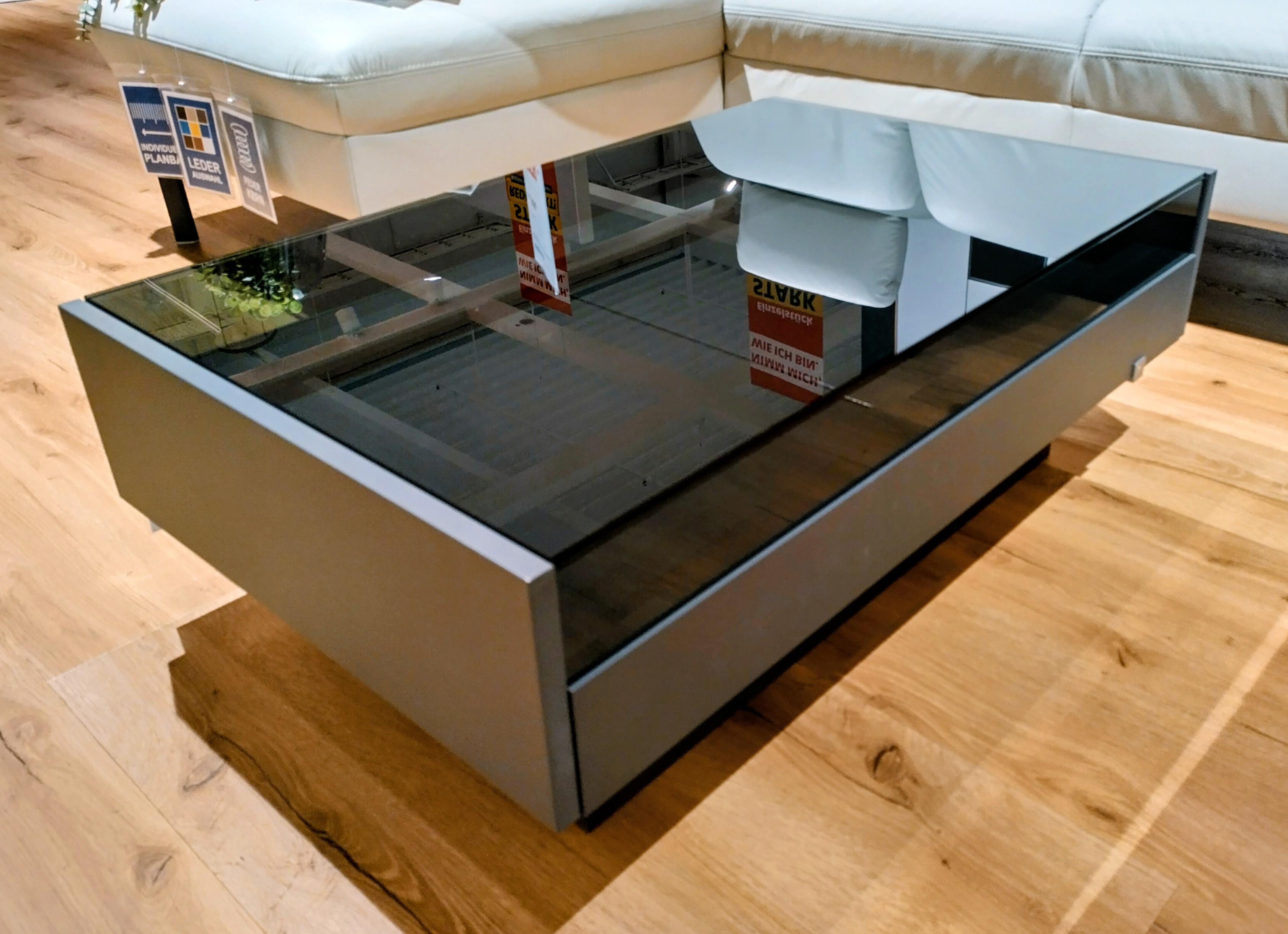 Couchtisch, Schiefergrau Lack - LS 977821