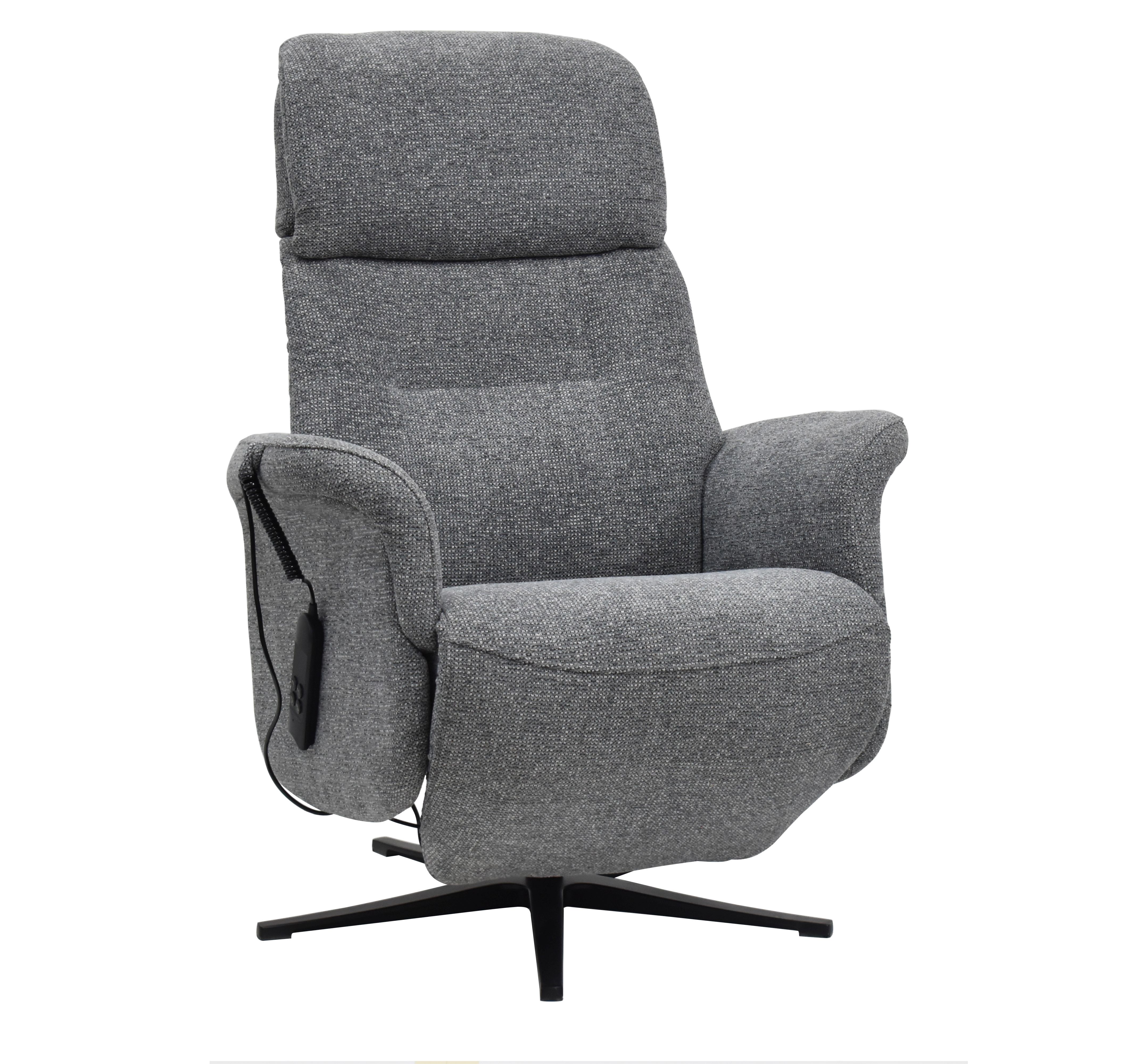 TV-Sessel, grau-blau - Marlon