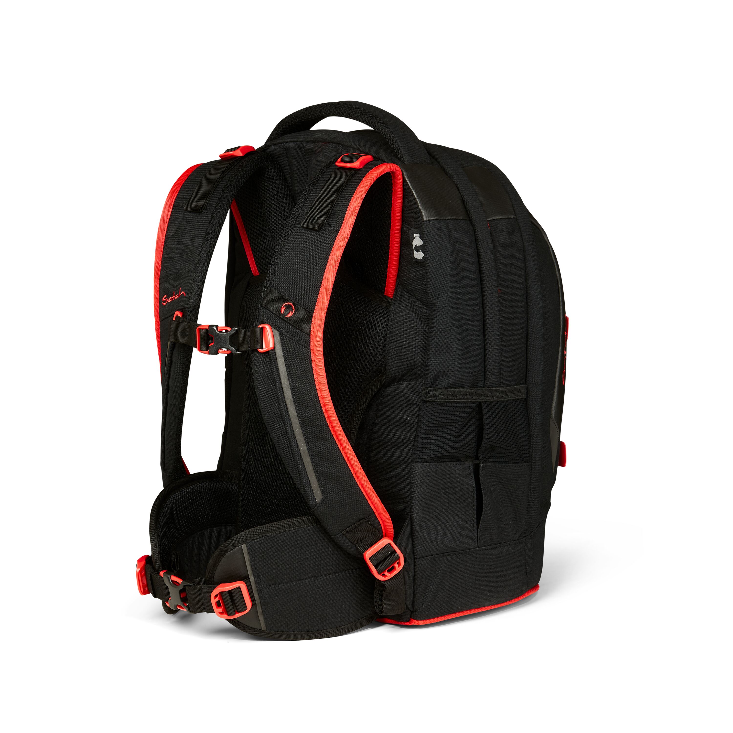 Schulrucksack Fire Phantom - schwarz