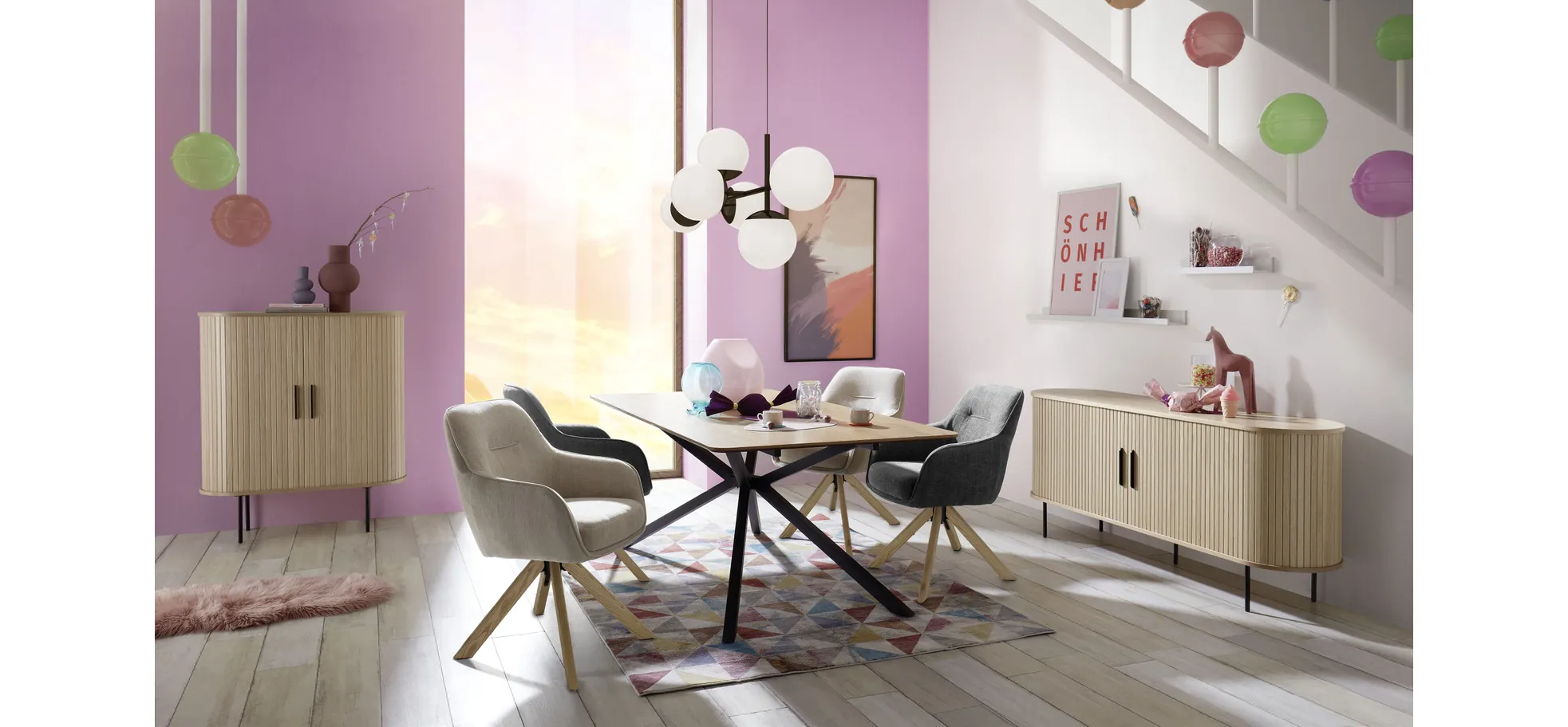 Armlehnstuhl, drehbar, Stoff Grün - Udela