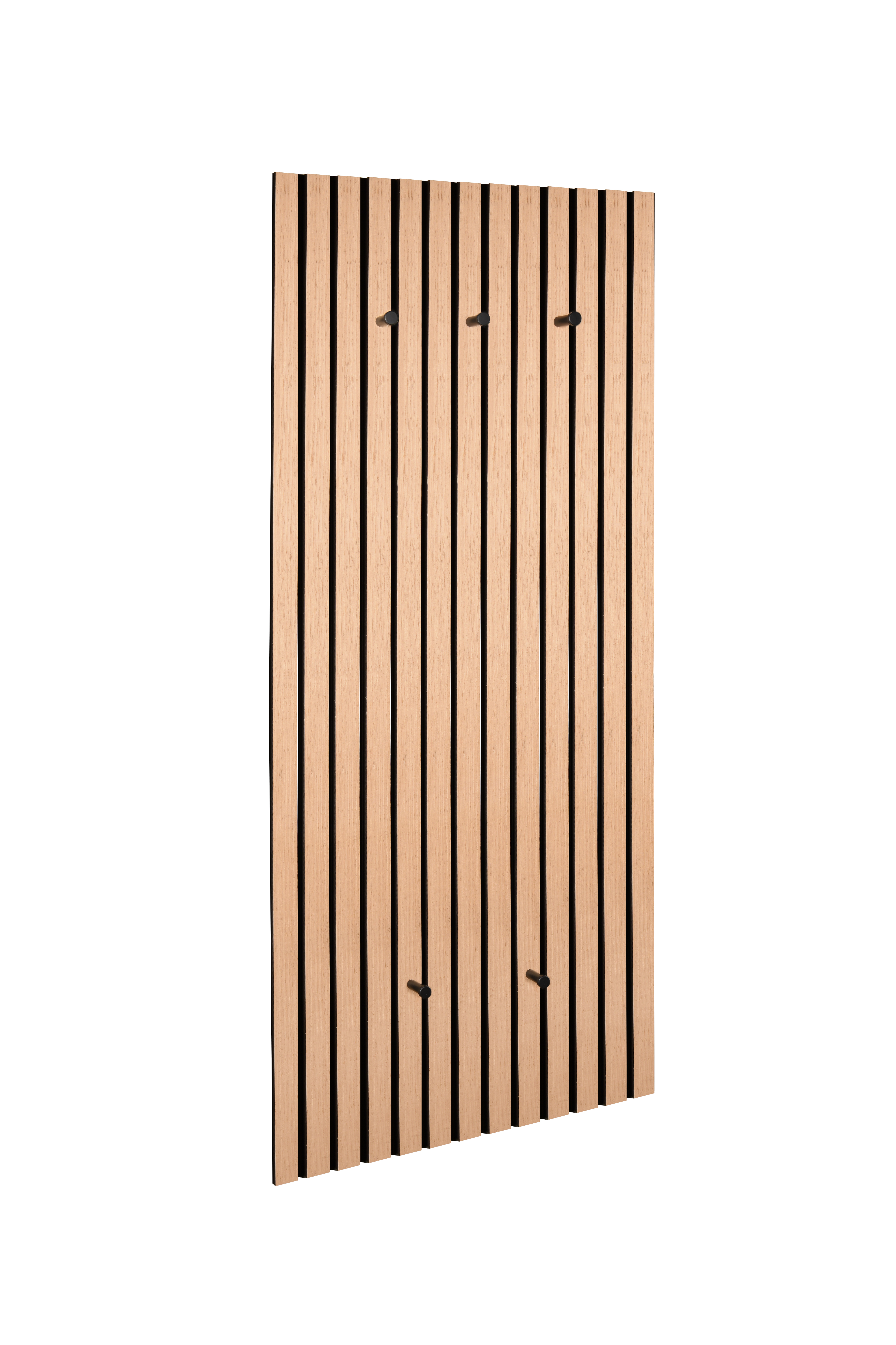 Wandgarderobe Artisan Eiche schwarz - Grace