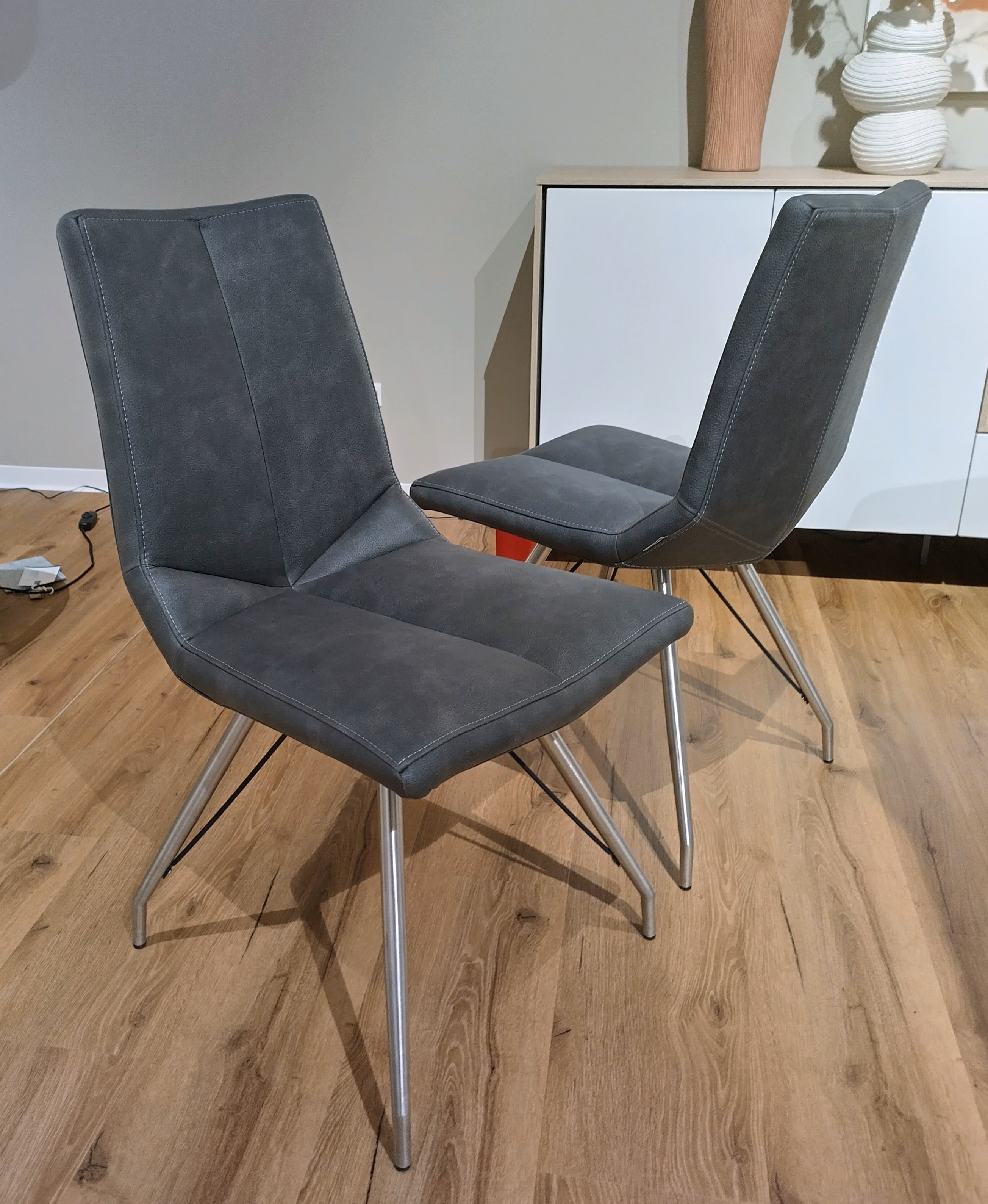 Stuhlsatz, 2-er Set, anthrazit - Artella - XOOON