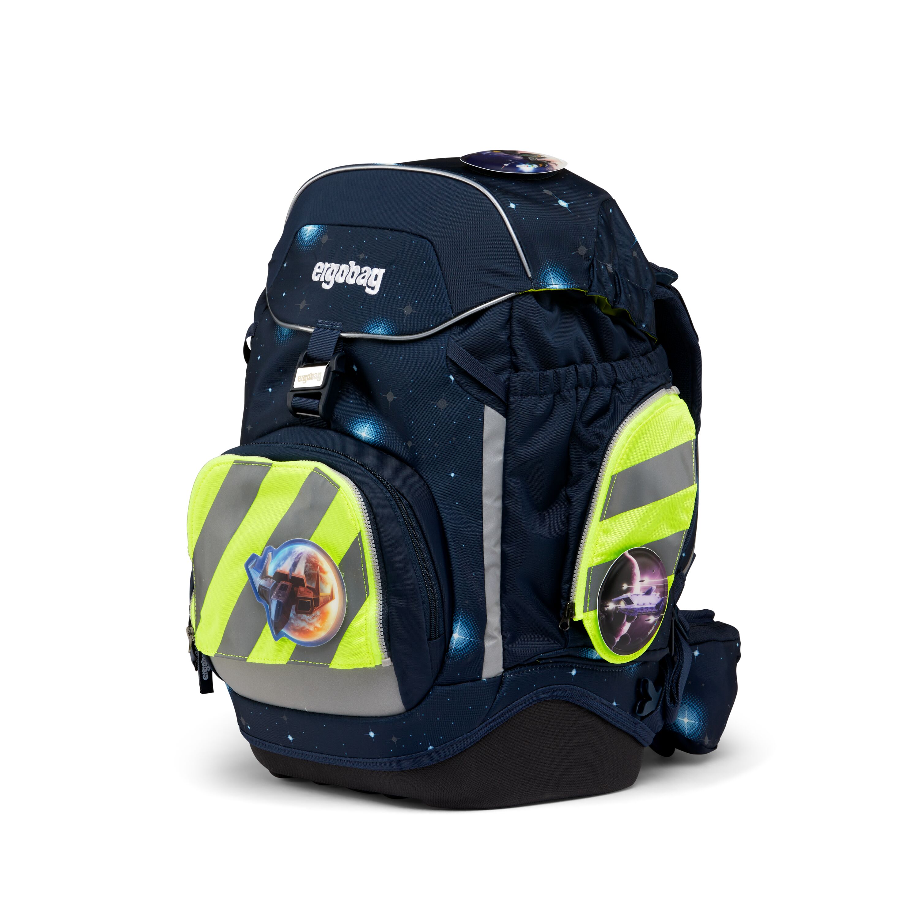 ergobag Sicherheitsset, gelb - fluo zip mit reflektorstreifen
