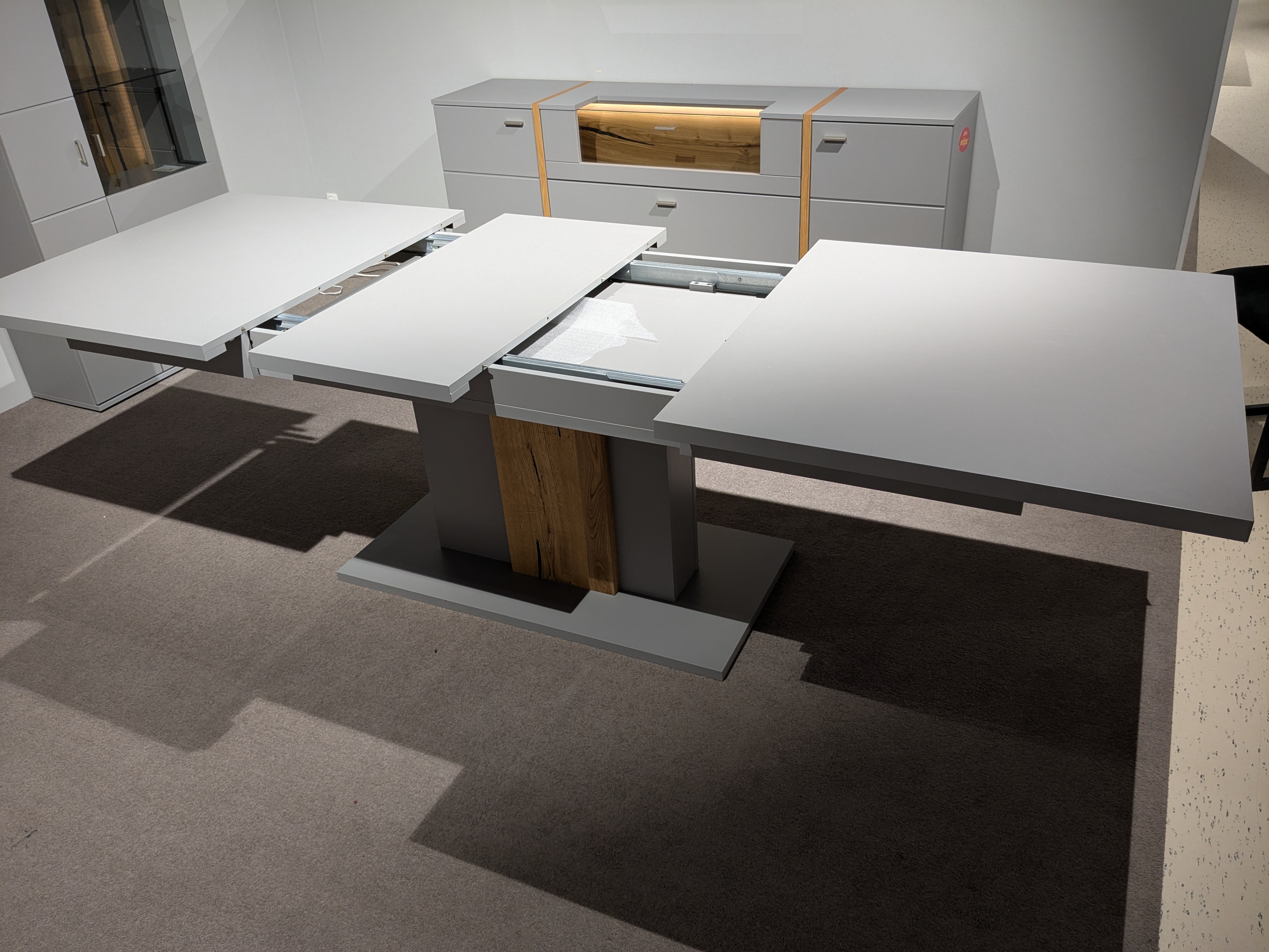 Esstisch, Arktis grau lackiert - LS 286222