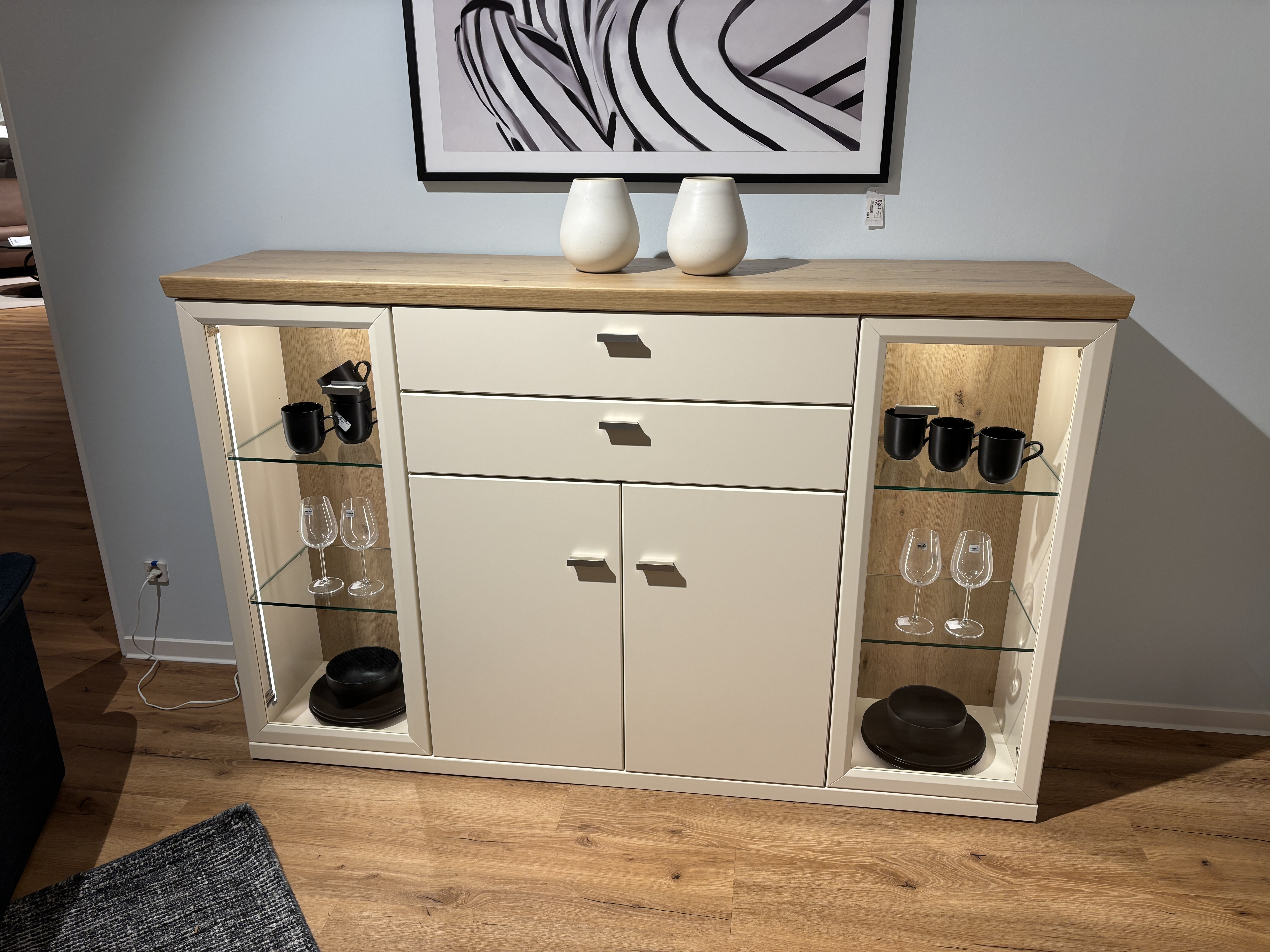 Highboard, Lack crema - FRESNO