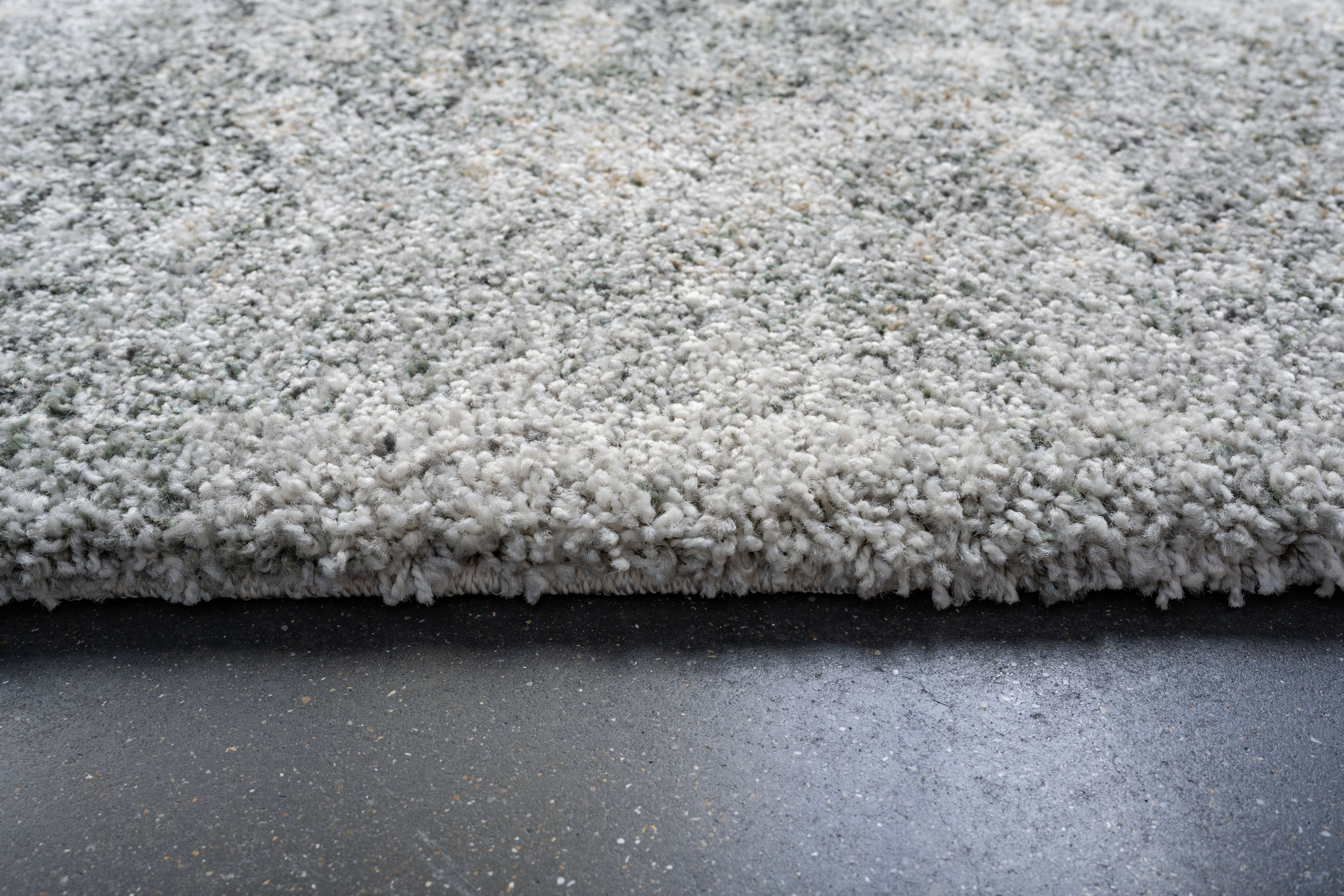 Webteppich, weiß-grün-grau, 160x230 cm - Rehari