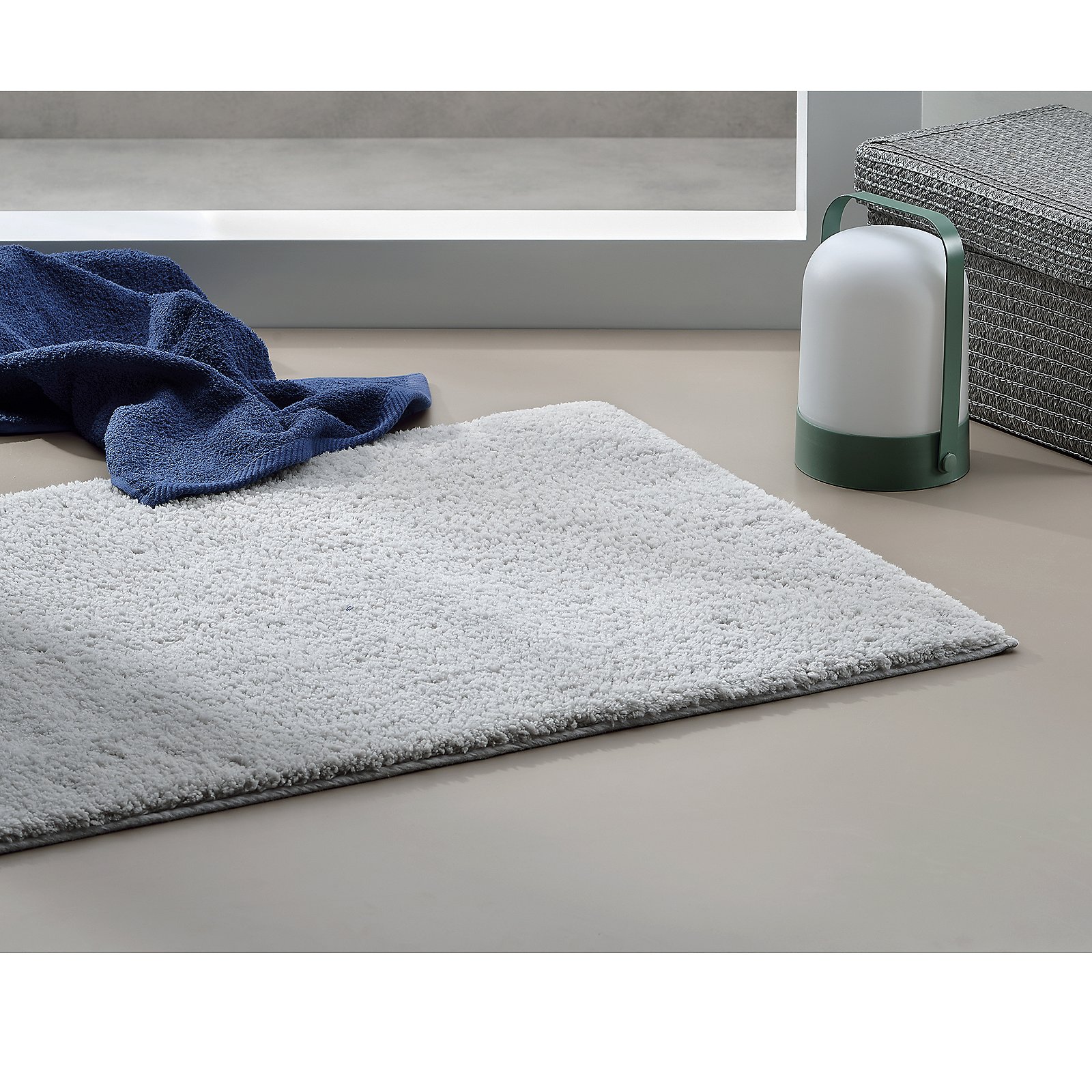 Badematte Maja 60x1,5x100 cm - 100%Polyester frostblau Badematte Maja 60x1,5x100 cm - 100%Polyester frostblau