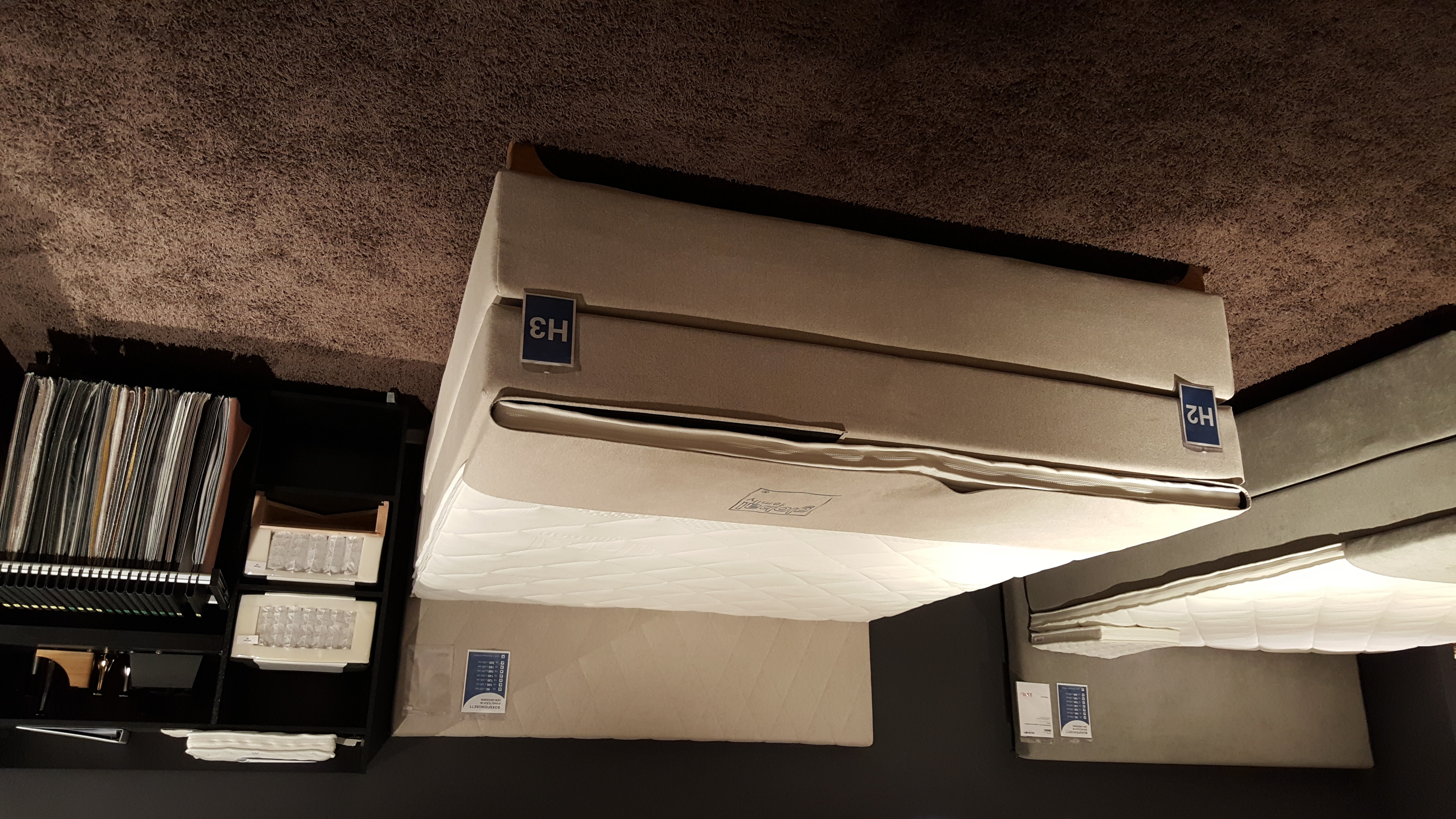 Boxspringbett, Beige, Liegefläche 180x200cm - Valencia Boxspringbett, Beige, Liegefläche 180x200cm - Valencia