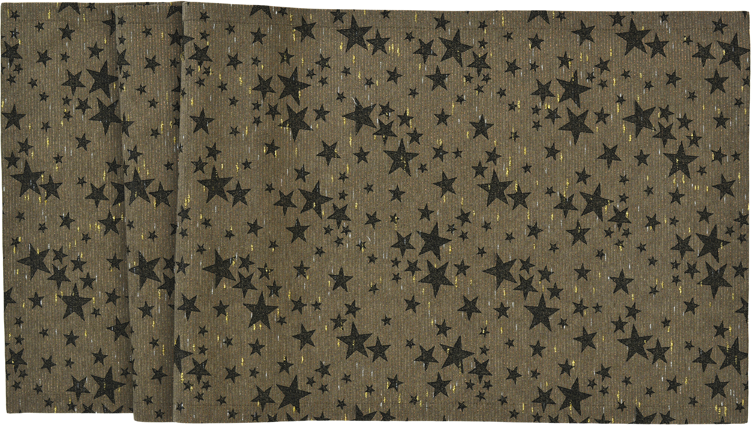 Tischläufer Stelle d'Oro - 50x140cm, coffee
