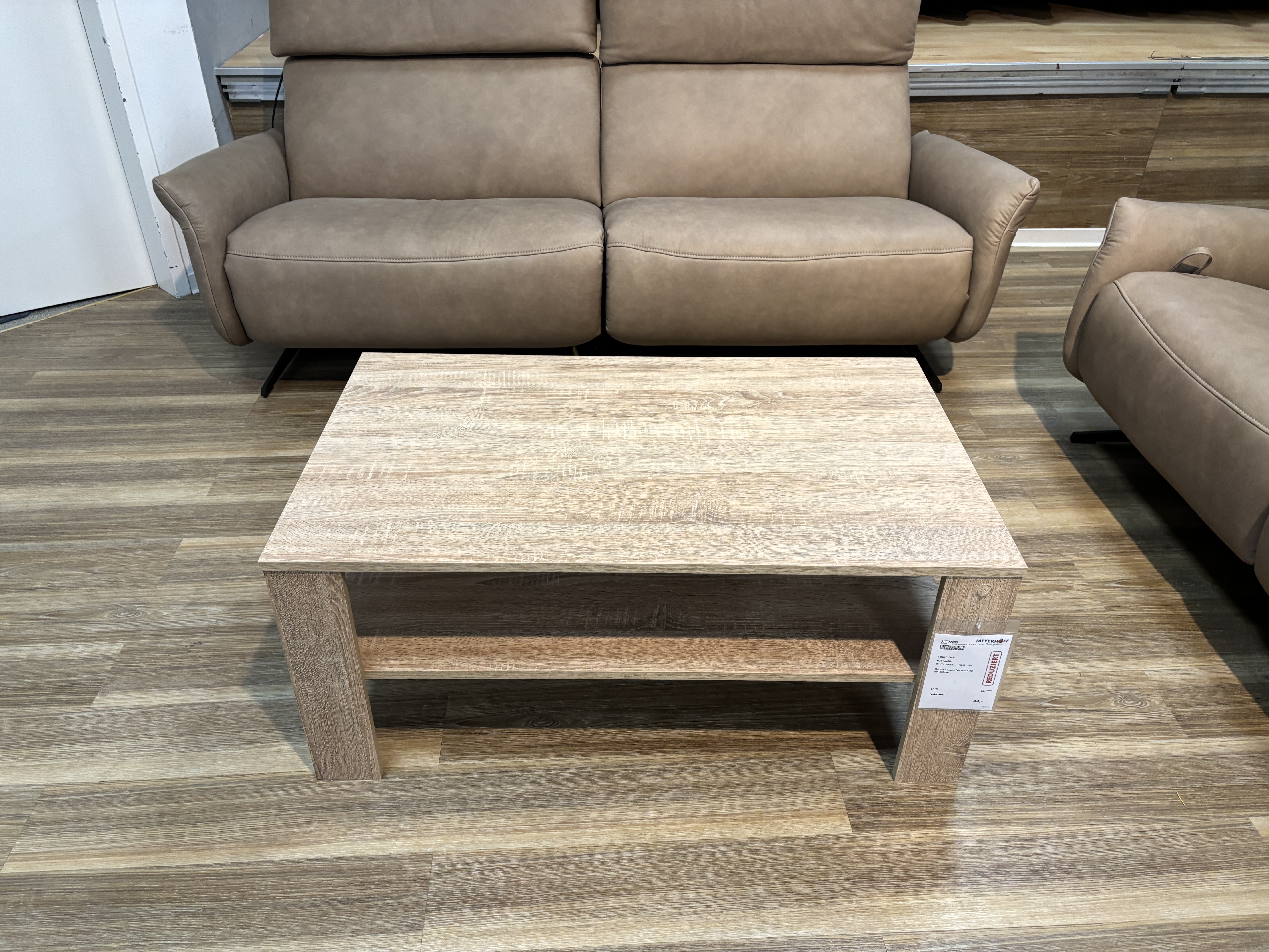 Couchtisch, Eiche Nachbildung, mit Ablage - MyTogo500