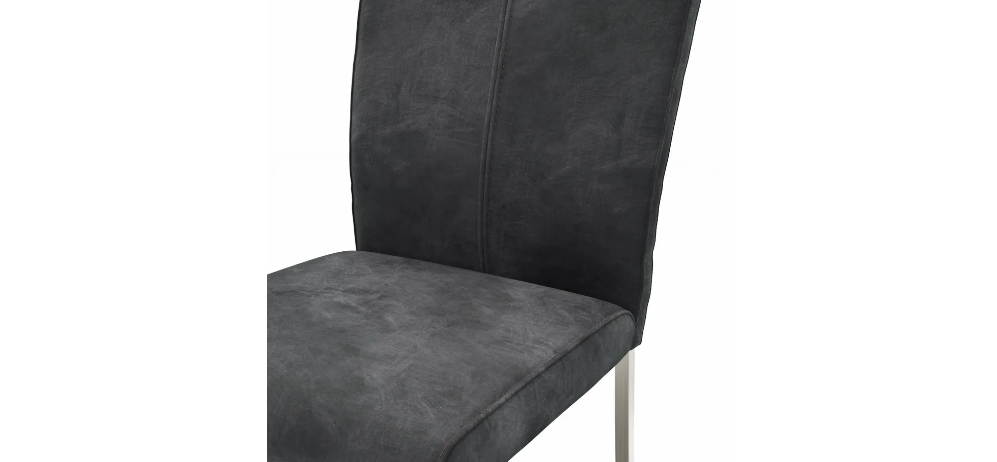 Stuhl 4110 - Stoff, Anthrazit