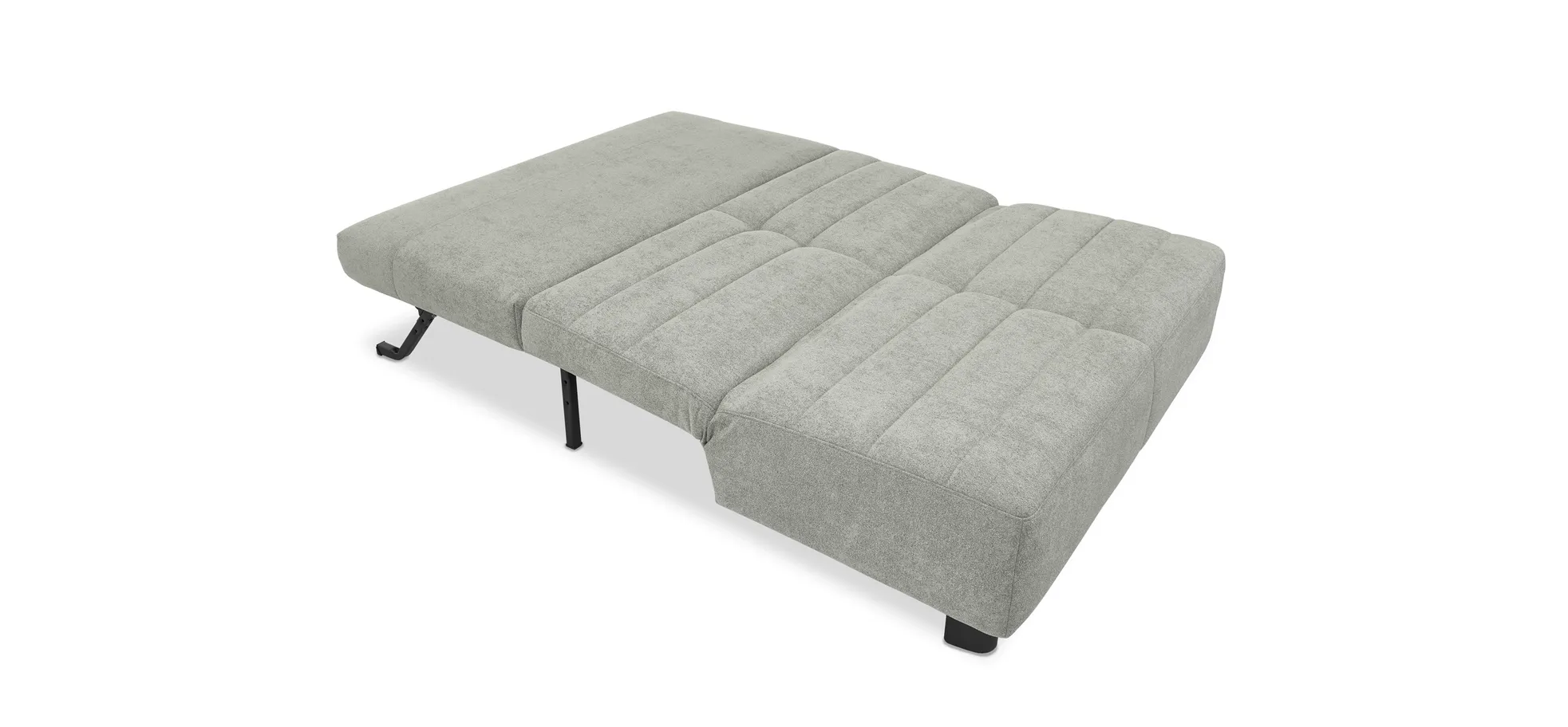Faltsofa Easy - 2-Sitzer ohne Armlehne, ca. 140 cm inkl. Schlaffunktion, Stoff, Grau Faltsofa Easy - 2-Sitzer ohne Armlehne, ca. 140 cm inkl. Schlaffunktion, Stoff, Grau