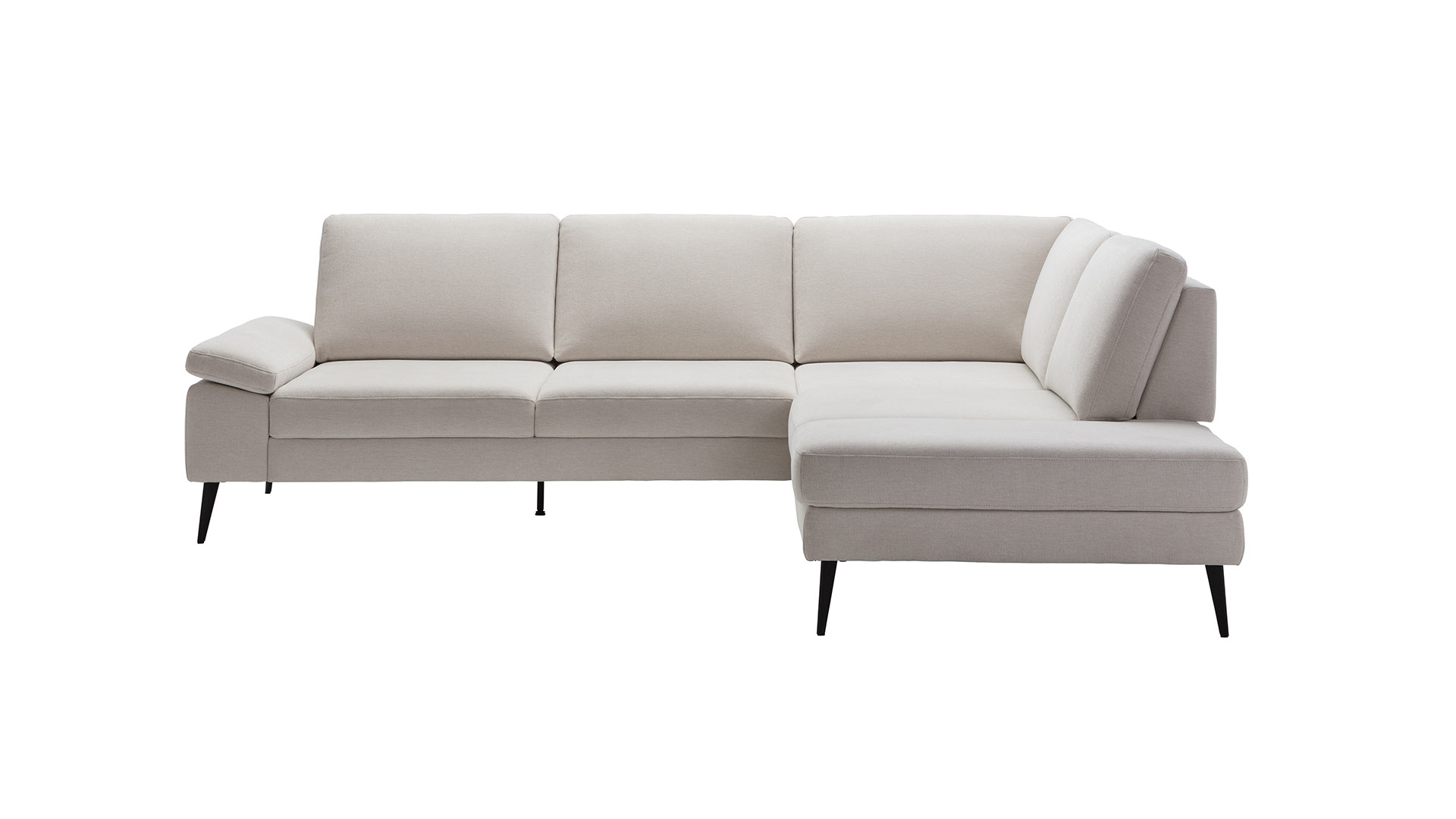 Ecksofa, Stoff naturel - Natura Home Houston